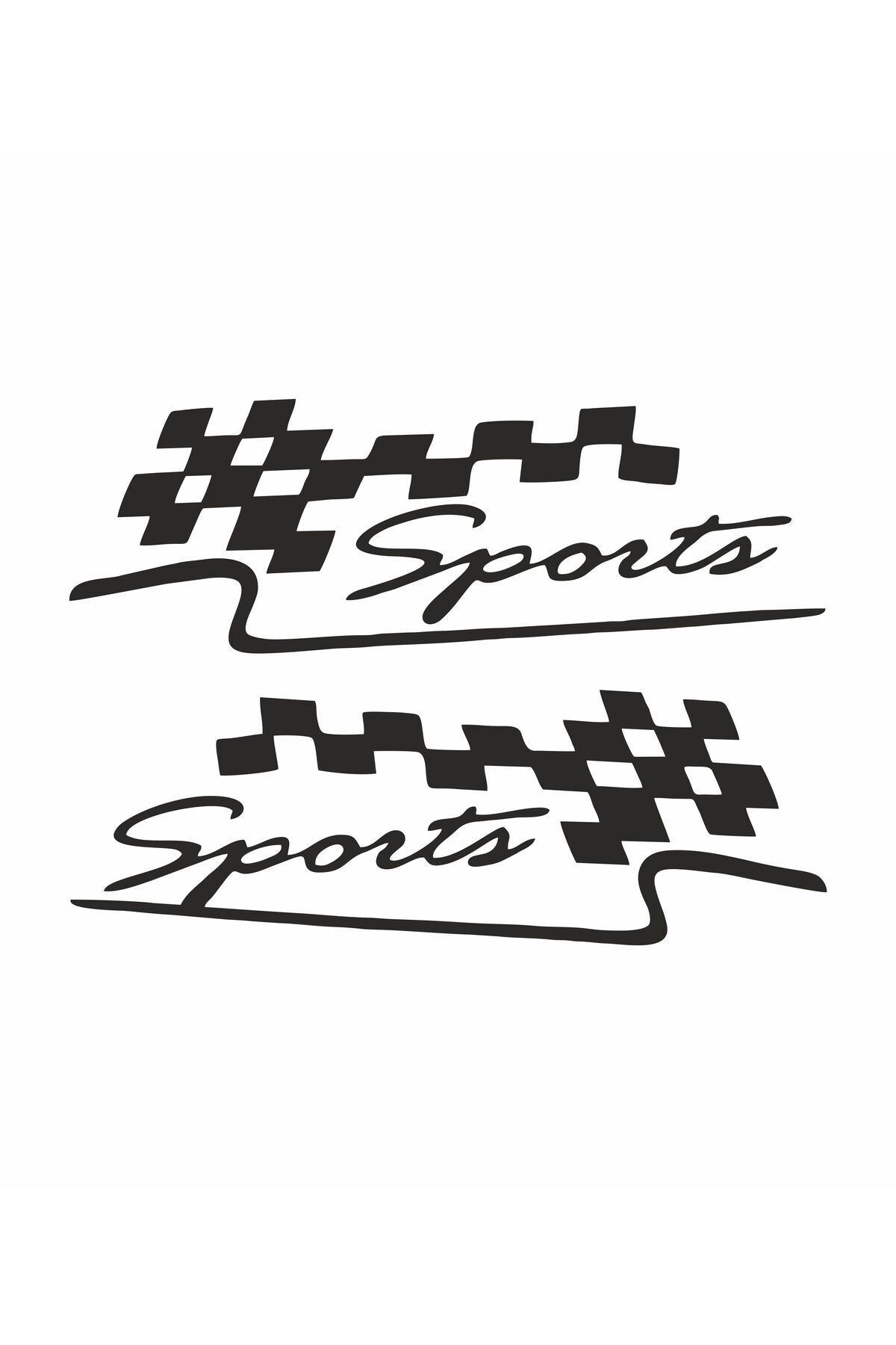 MS Major Selection Sports Far Üstü & Kaporta Araç, Araba, Oto, Sticker - Sağ Ve Sol 30x10 Cm 2 Adet