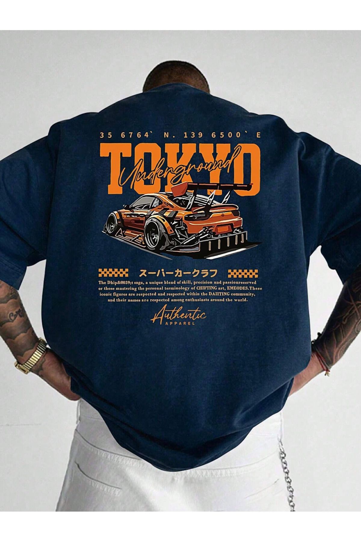 New Shine Unisex Oversize Tokyo Undergrand T-shirt