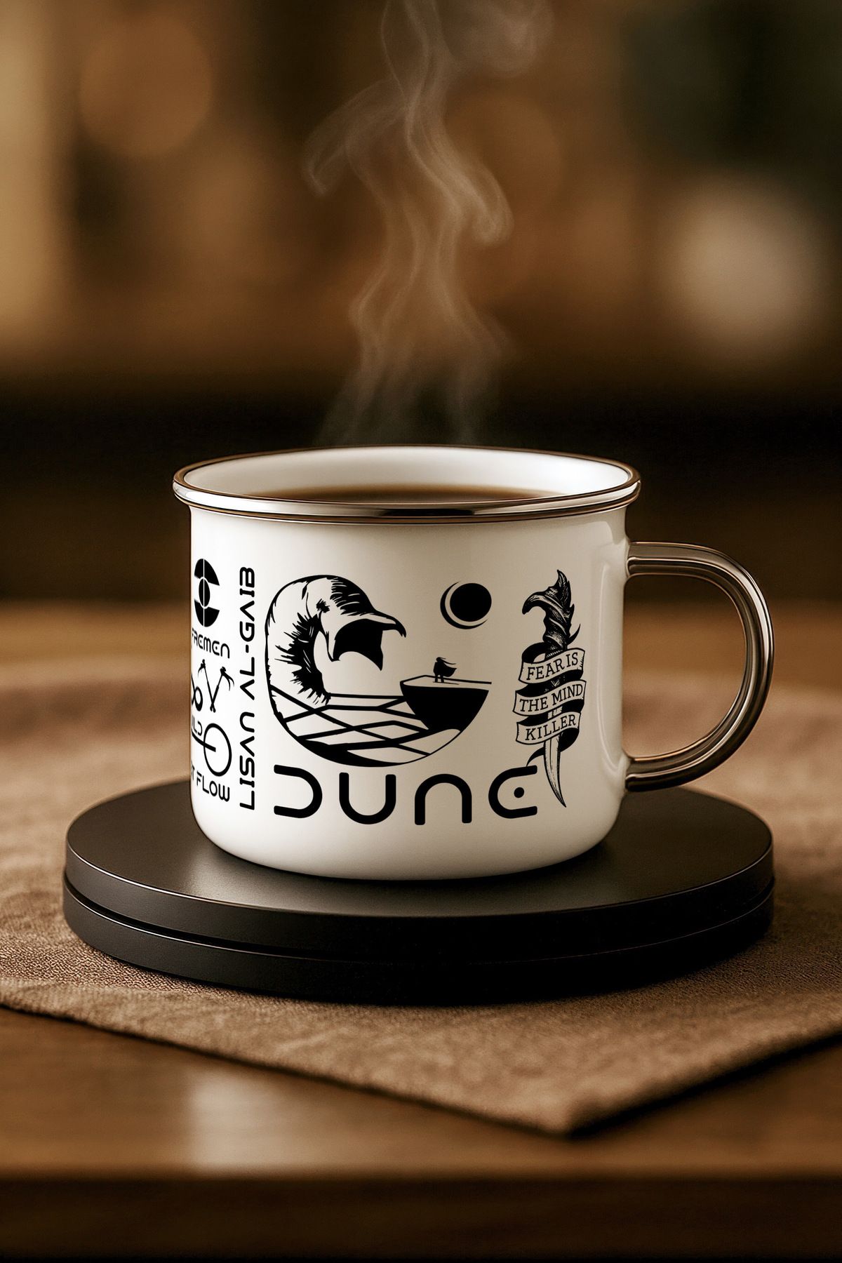 DisaCraft Dune Temalı Özel Tasarım Kupa