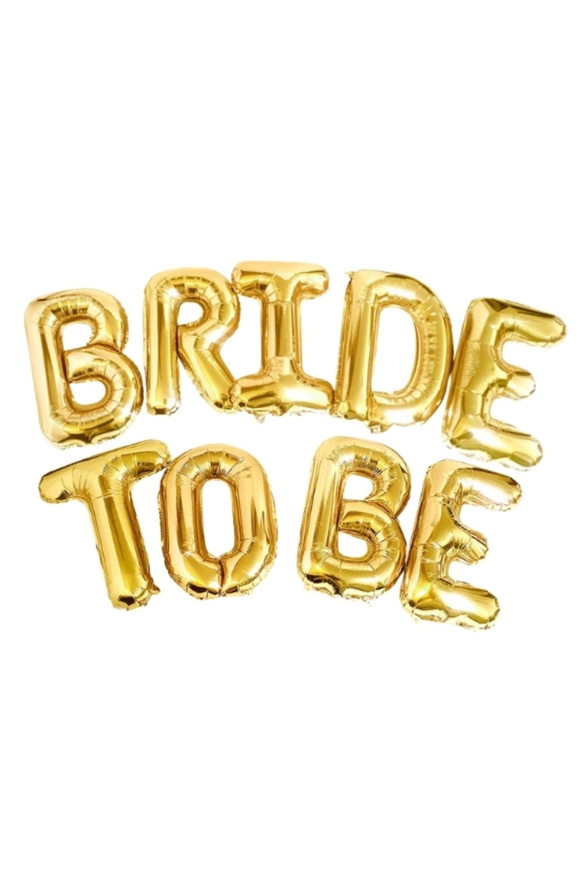 OEM Bride To Be Yazılı Altın Renk Folyo Balon (16'')