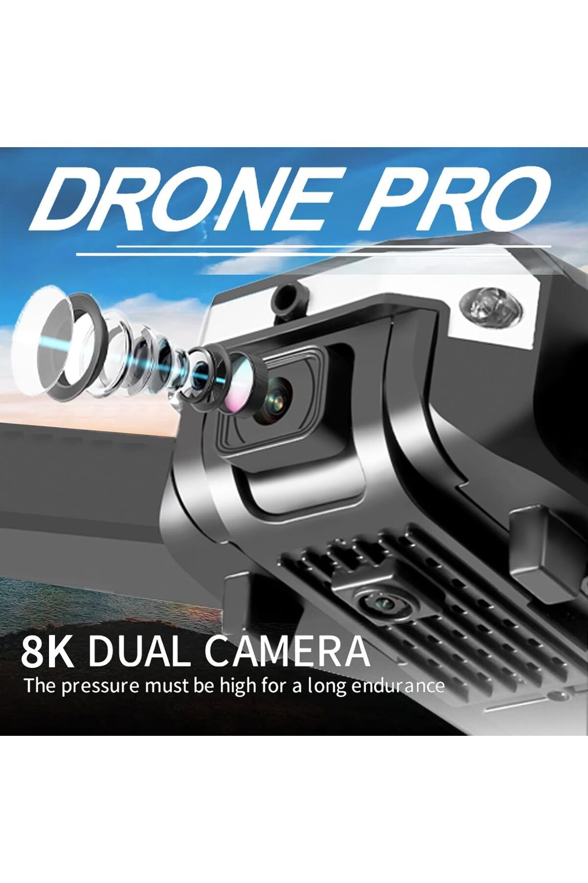 Generic-Drone with Camera, 1080p HD FPV Foldable Remote Control Drone, 360° Flips, Altitude Hold, One-Key T 5