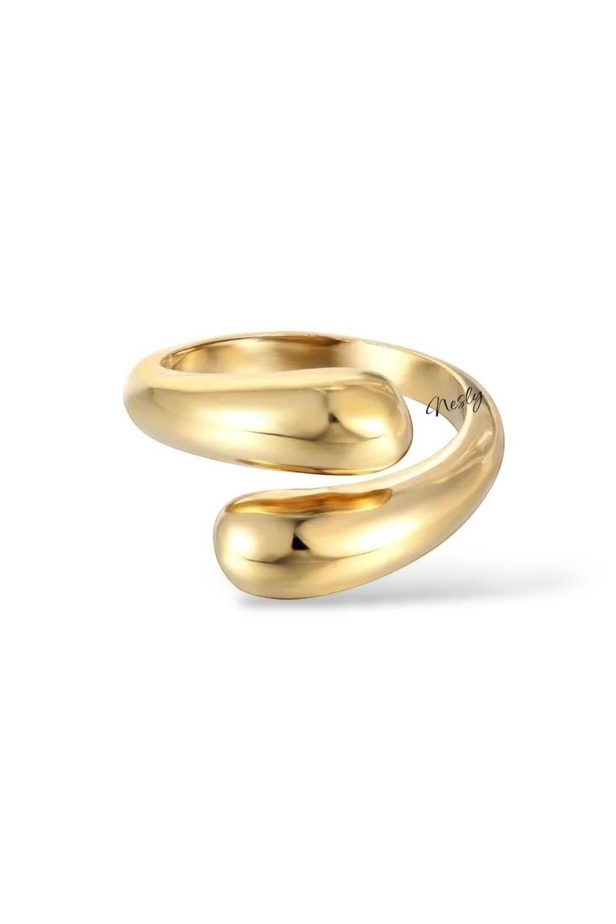 neslyaccessories Twist Bold – Ayarlanabilir Form Yüzük
