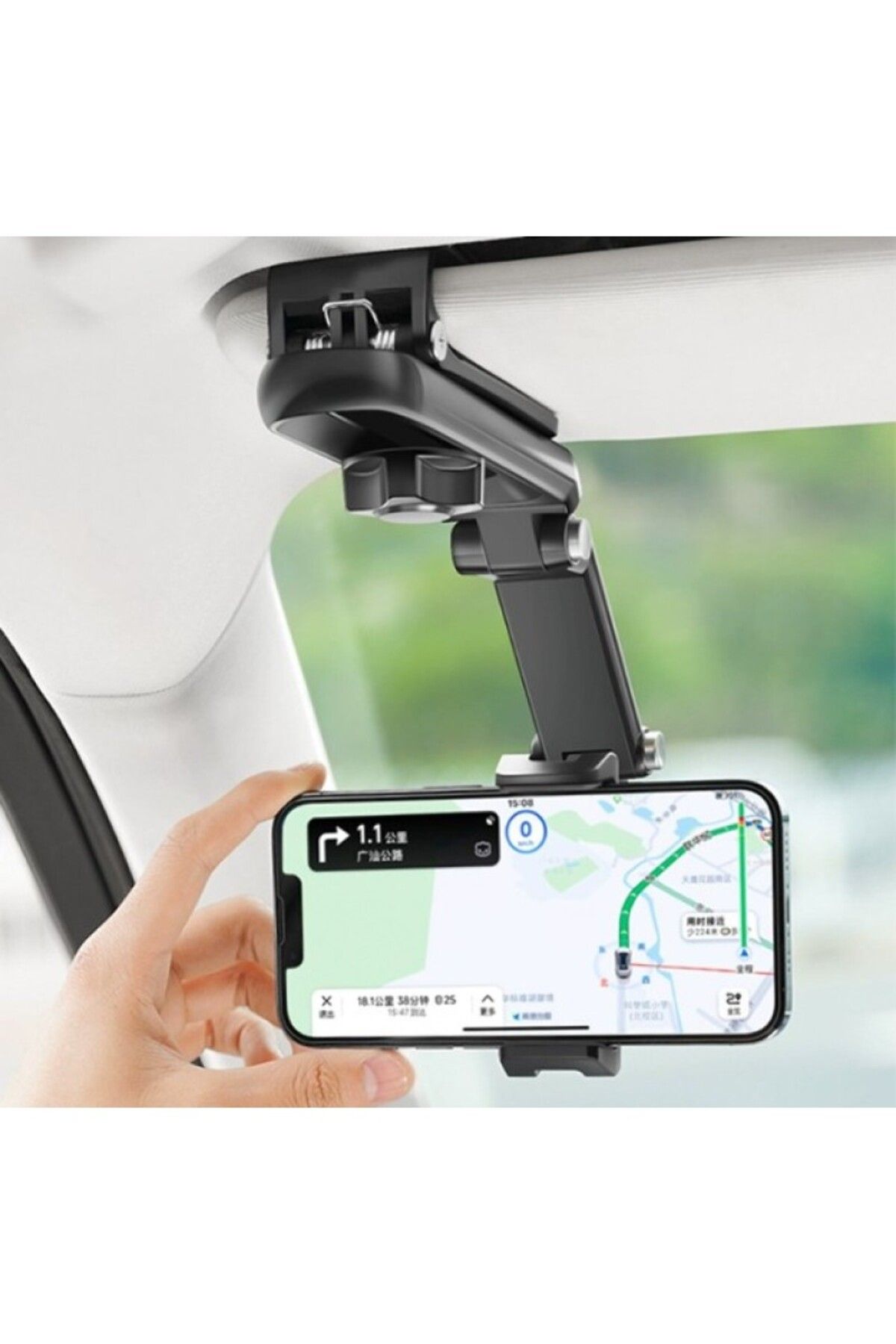 Hediye Rüzgarı 1080° Dönebilen Çok Amaçlı Telefon Tutucu – Pratik Kullanım - Araç İçi Akrobat Telefon Tutucu