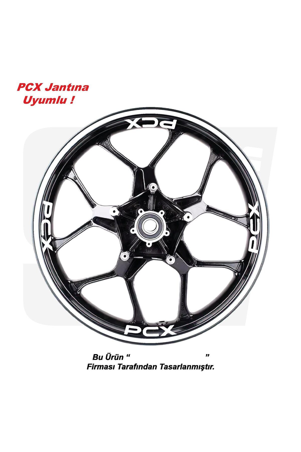 ARONA Honda PCX Motosiklet Jant Şeridi 32'Li Set Sticker Etiket Modeli