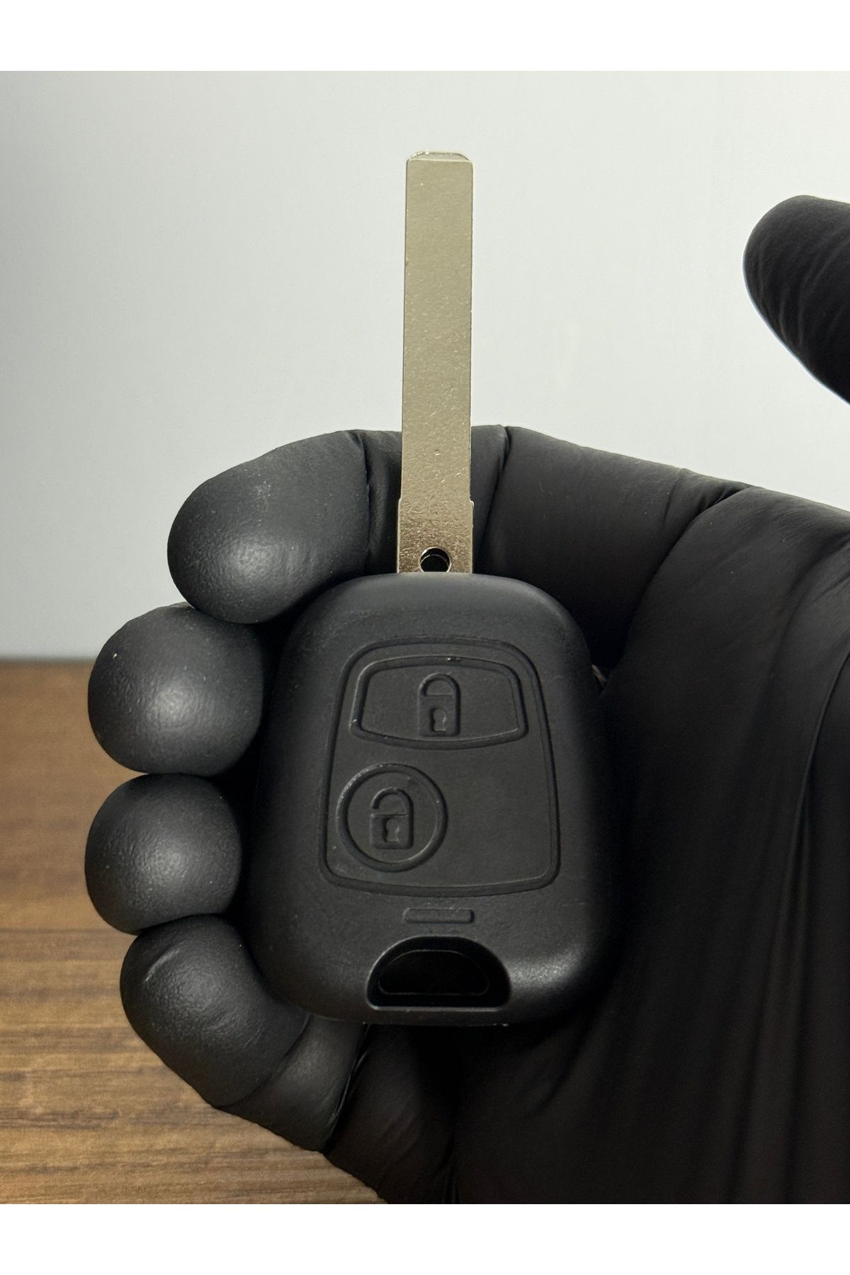 Mavi Keys Peugeot 206 207 307 407 Eski Tip 2 Düğmeli Anahtar Kumanda Kabı