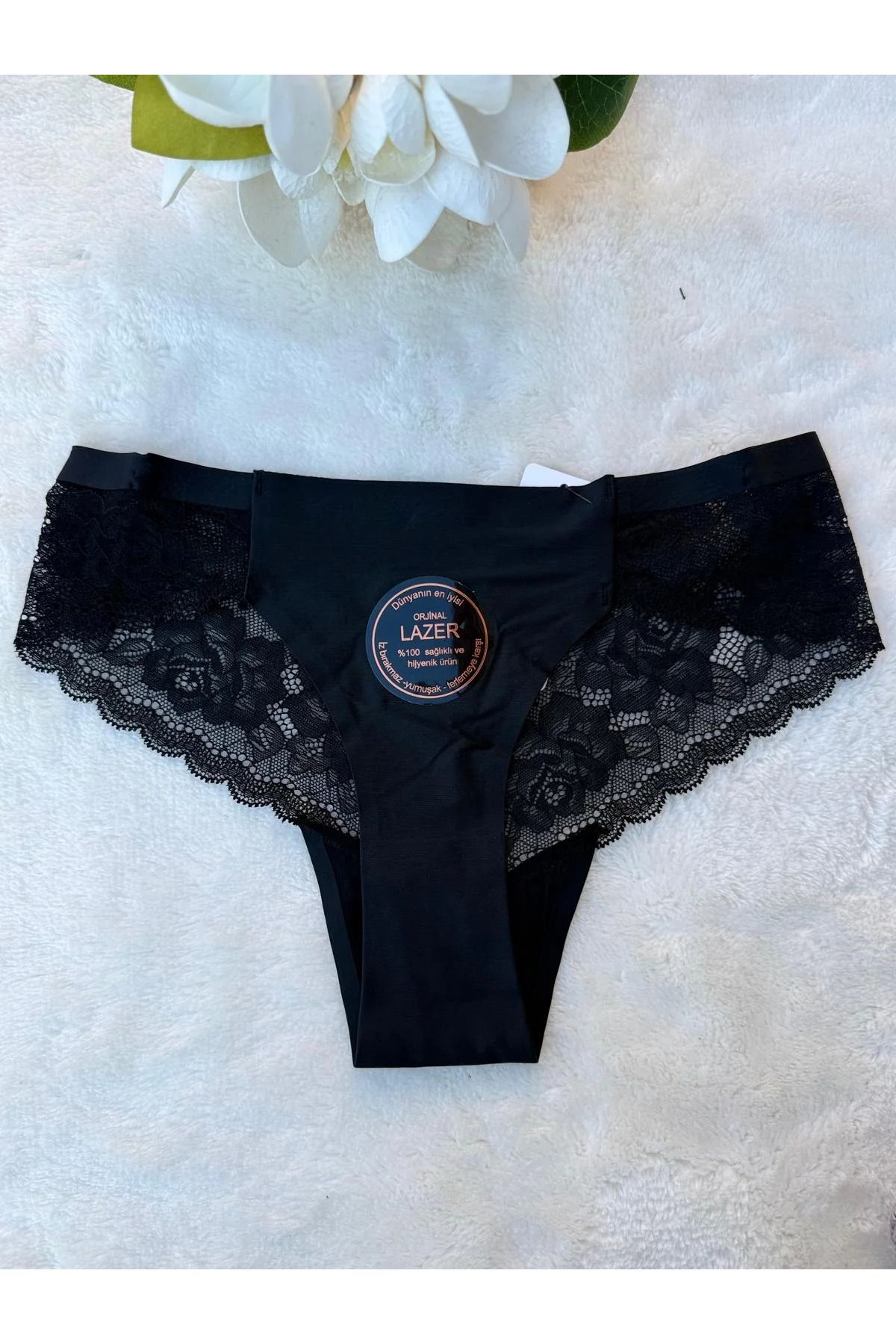 Butik F.k 2800 Dantelli Külot Siyah