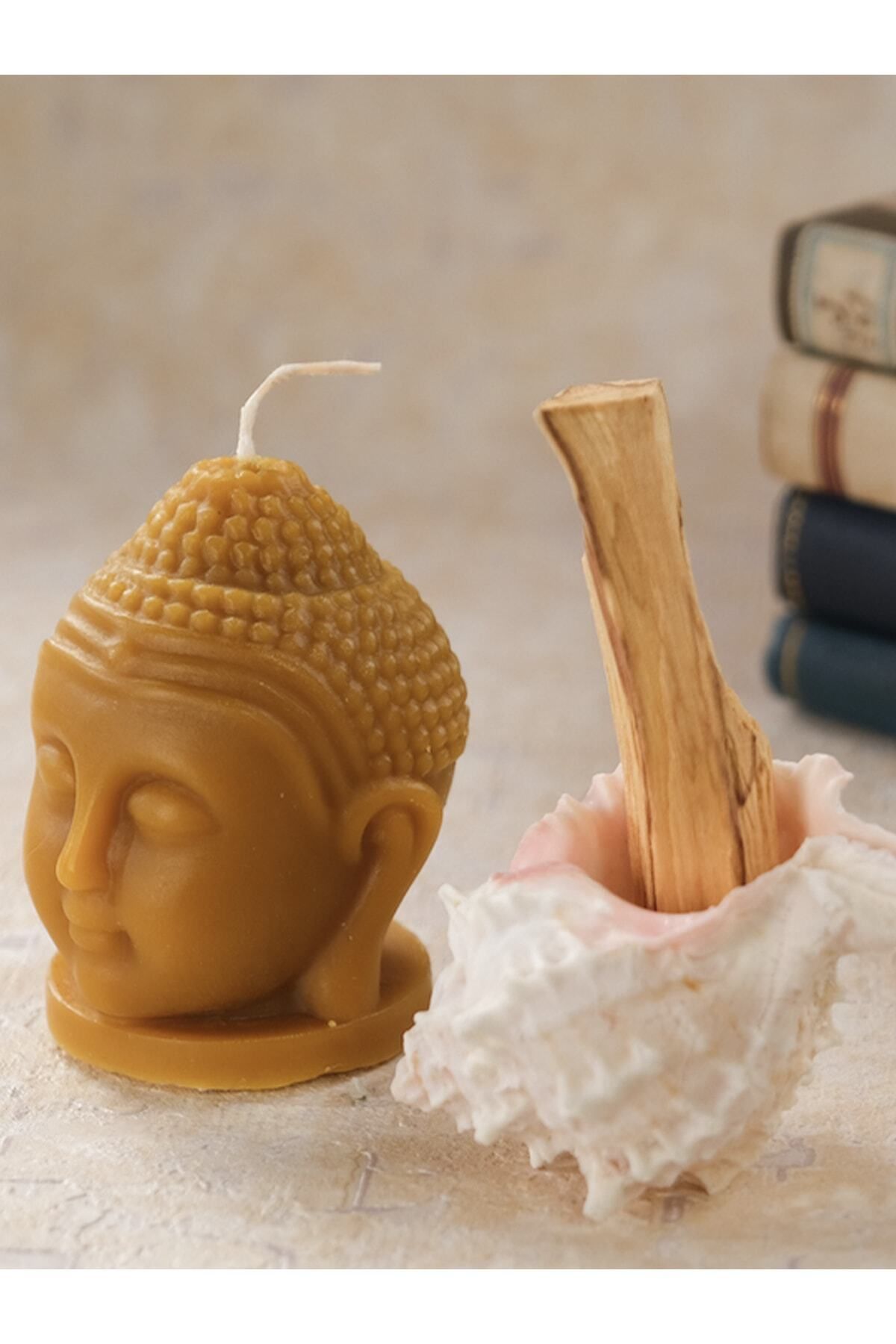 Elioure Enerji ve meditasyon seti: doğal tütsü, organik balmumu mum ve şık tütsülük