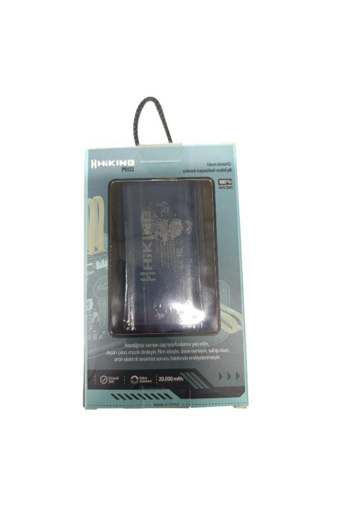 WASHA PB02 20.000mAh Power Bank Uzun Ömürlü Yüksek Kapasiteli Pil