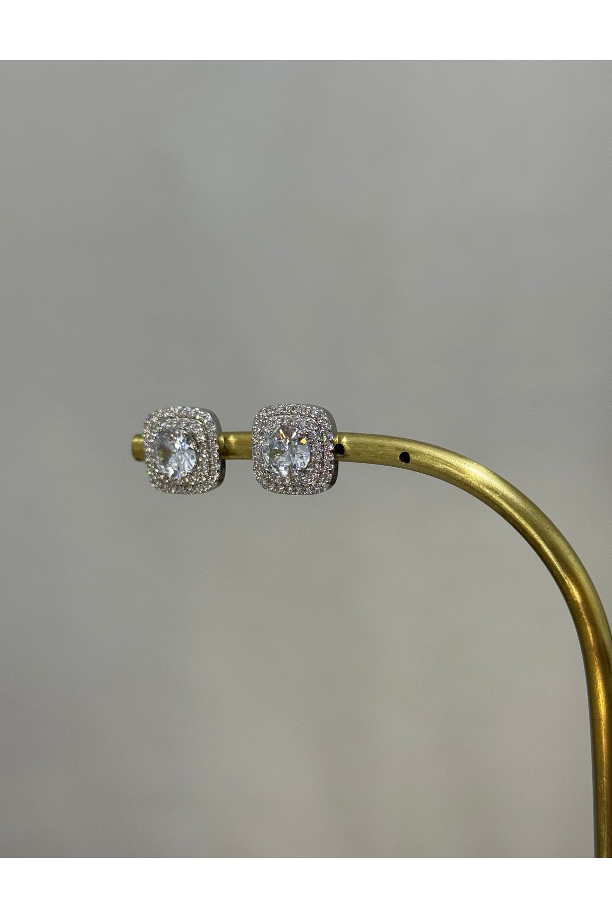 XUPING JEWELRY 316L baget zirkon taşlı çelik küpe paslanmaz kararmaz