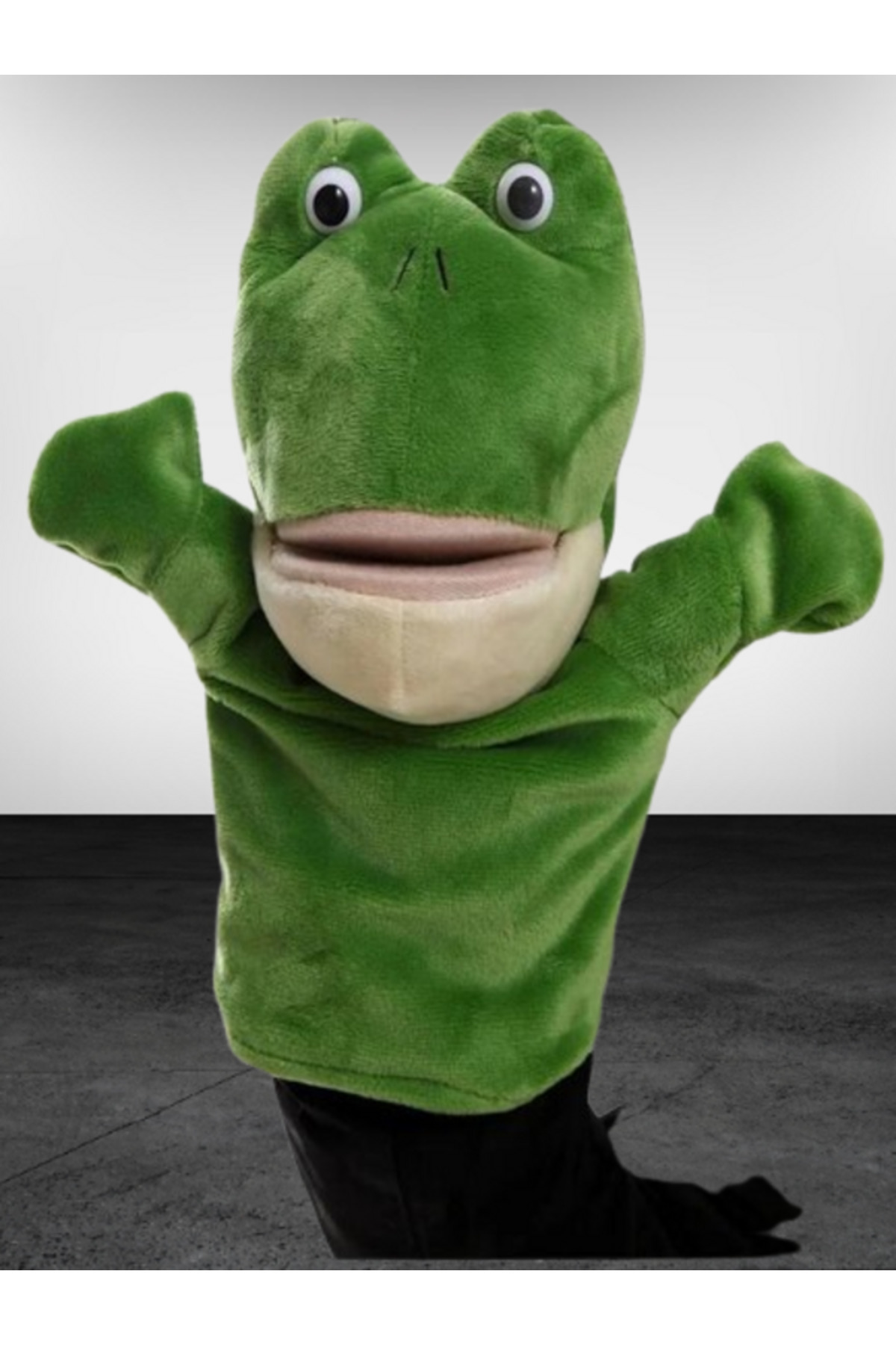Rubi Kurbağa El Kuklası Peluş Sevimli Oyuncaklar