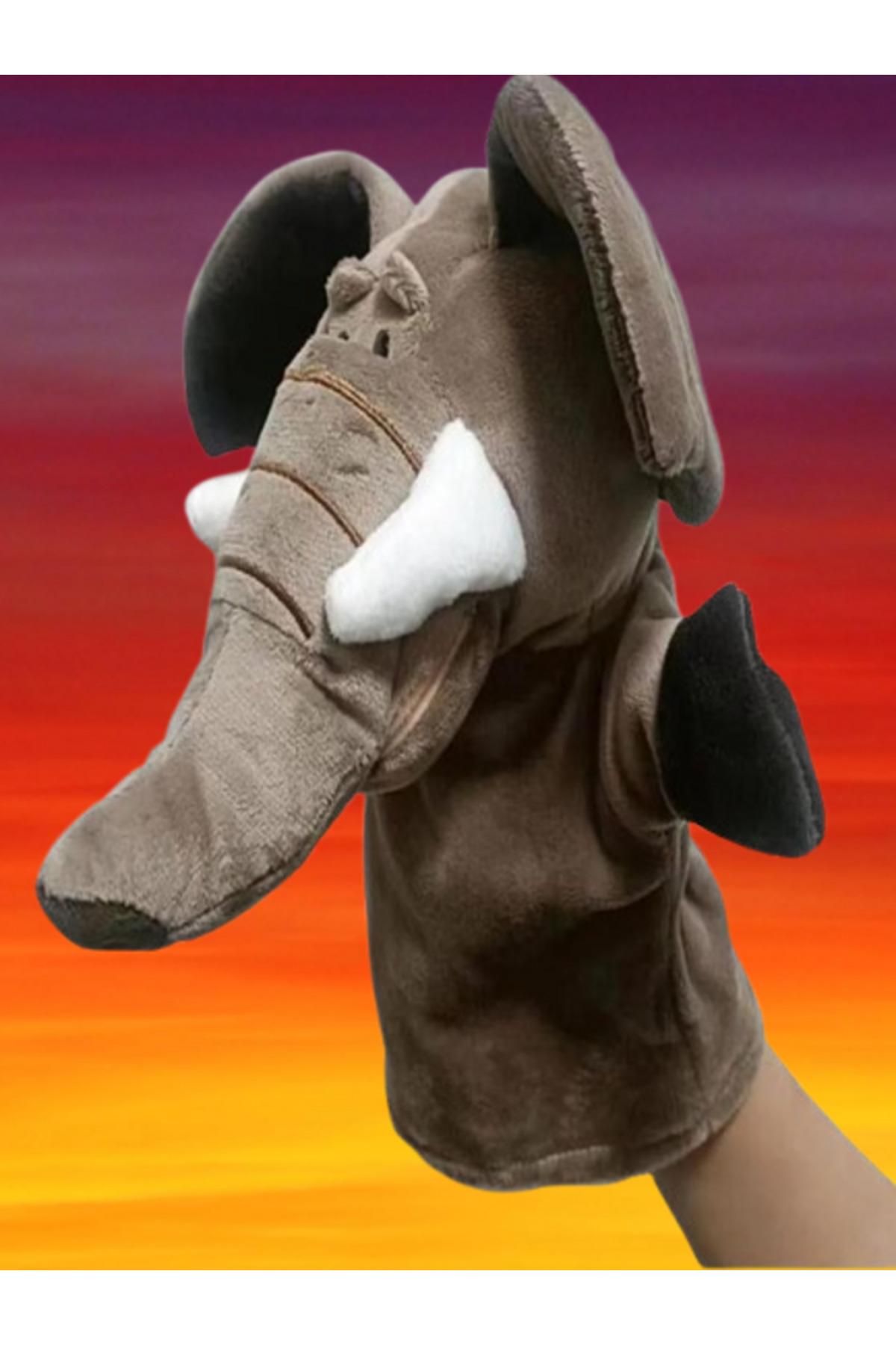 Rubi Fil El Kuklası Peluş Sevimli Oyuncaklar