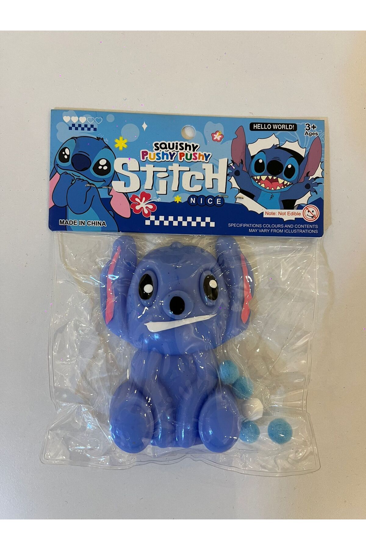Umut Stitch squishy MOR oyuncak taba sukuşi kapibara Sıkma Oyuncağı, Uzayan Stres Topu