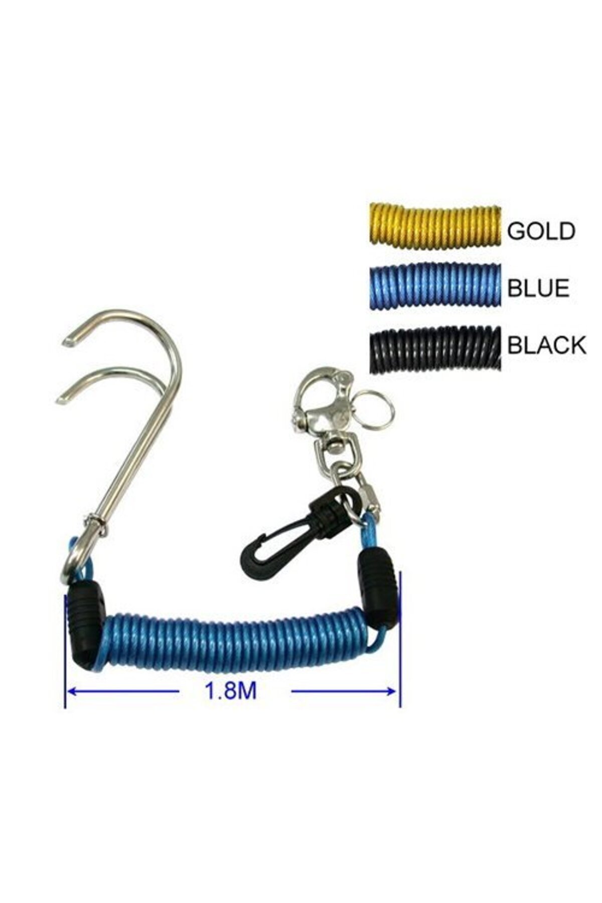 teknotrust Rdh08h akıntı kancası, şeytan klipsli, şık ve kullanışlı siyah renk seçenekleri