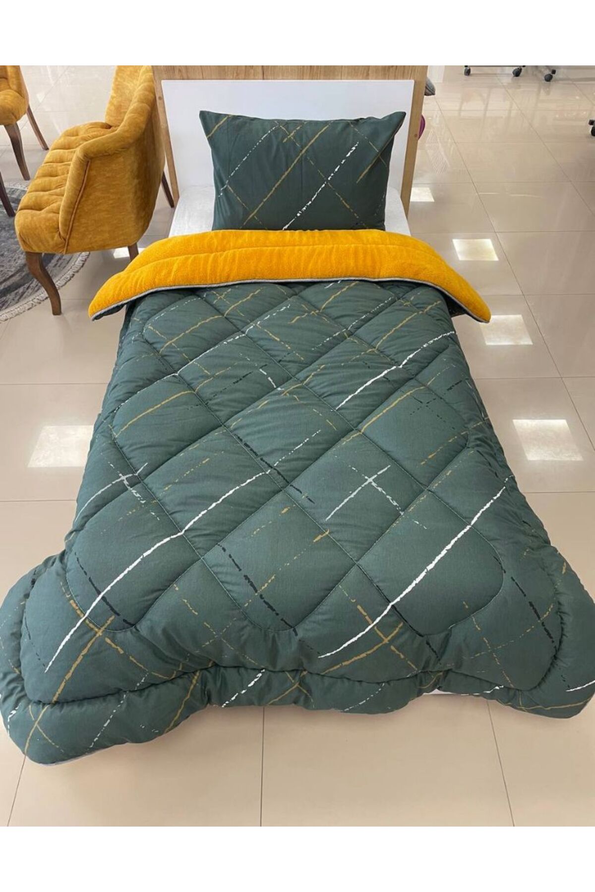 VİLERA HOME YENİ NESİL YASTIK KILIFLI TEK KİŞİLİK YORGAN