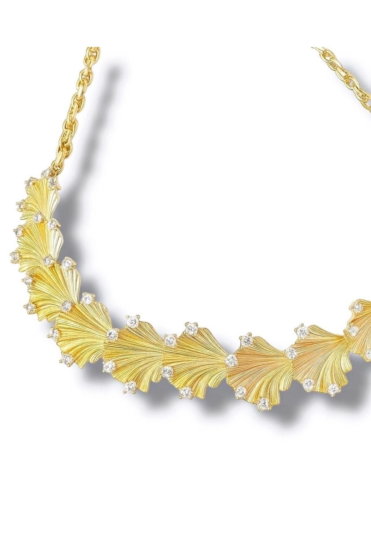 neslyaccessories Vera Leaf Choker Kolye