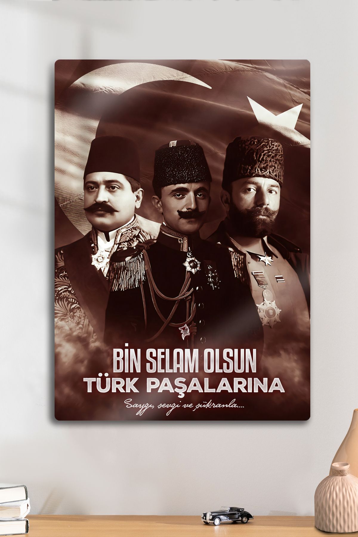 DekorHane Metal Baskı Tablo, İttihat ve Terakki Cemiyeti, Cumhuriyet, Atatürk, Enver, Talat, Cemal Paşa, Tarih