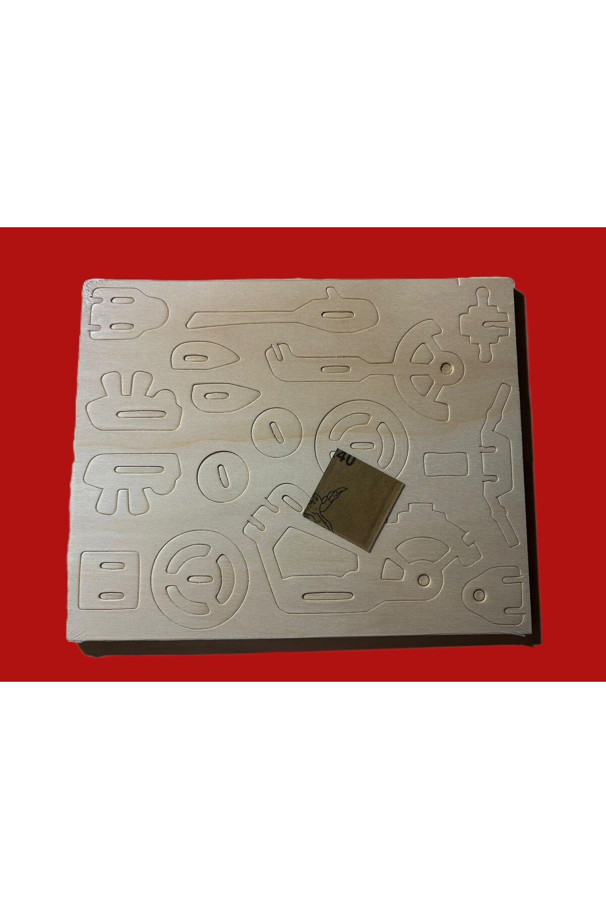 Robotime TEKZEN Boyanabilir Ahşap Maket MOTORSİKLET 34 parça 19x9x9 cm