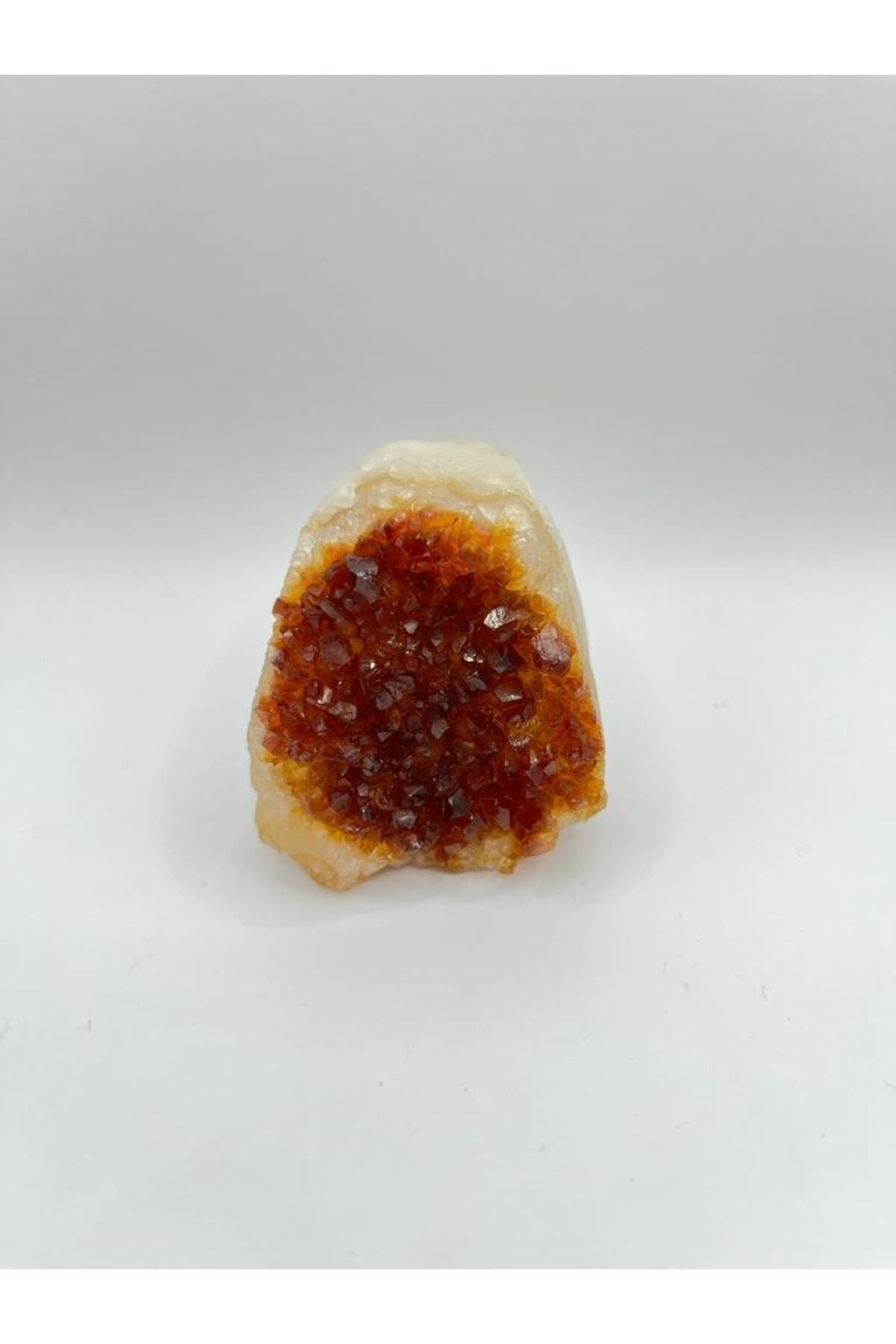 Elioure Sitrin Ham Doğal Taş Dekoratif Obje, 120 gr, 5x4 cm
