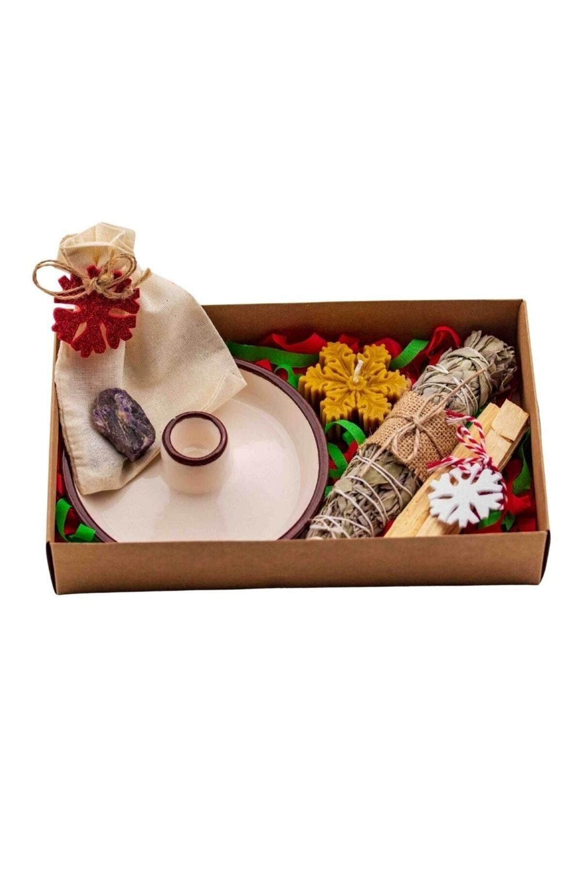 Elioure Doğal Palo Santo, Adaçayı ve Ametist ile Şifalı Set