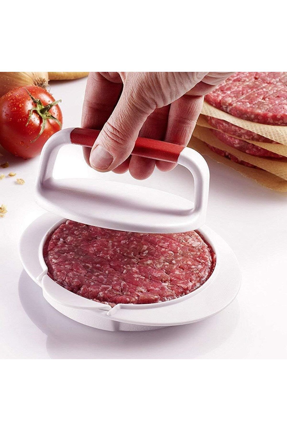 WENTER Hamburger Köfte Kalıbı Köfte Presi Şekillendirici Burger Press Pratik Köfte Yapma Aparatı