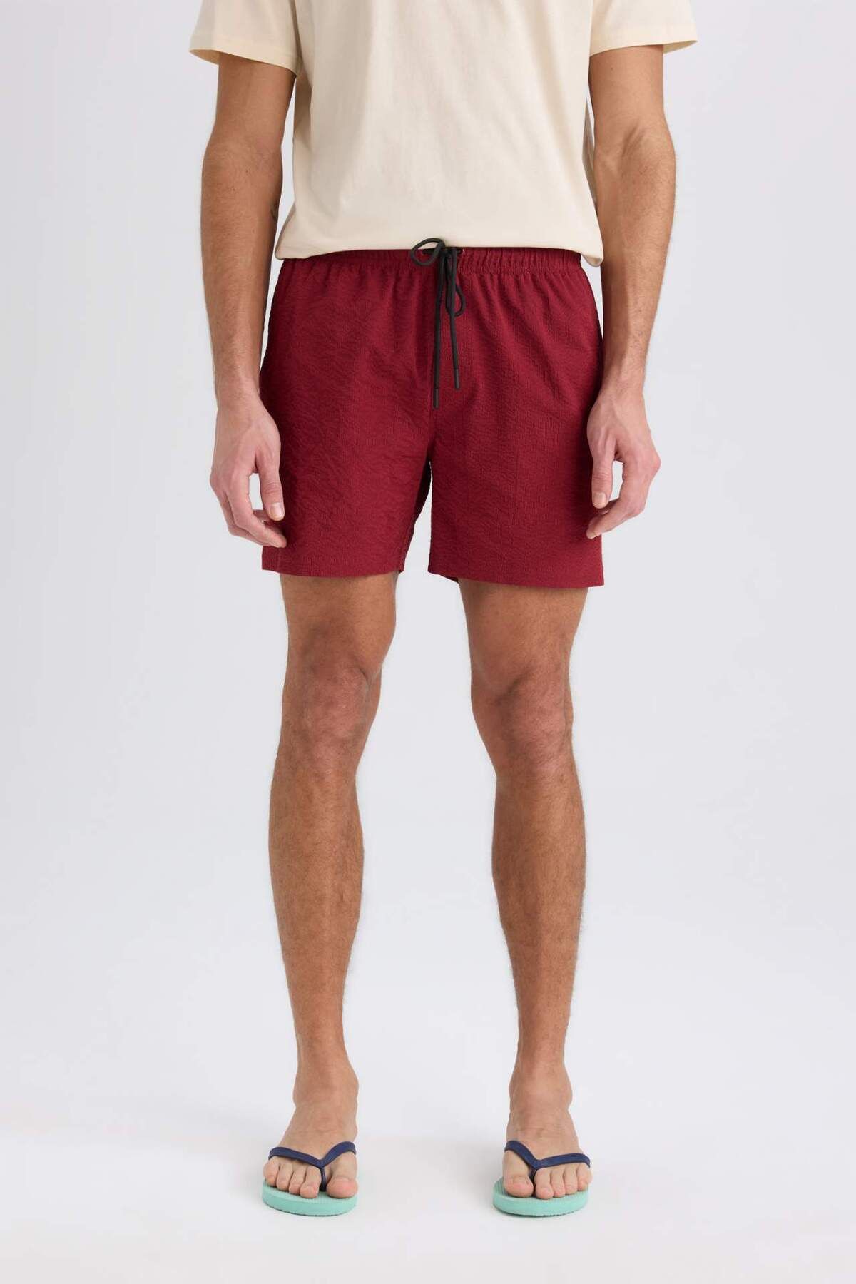 DeFacto-Mesh Lined Short Length Sea Shorts E0945Ax25Hs 4