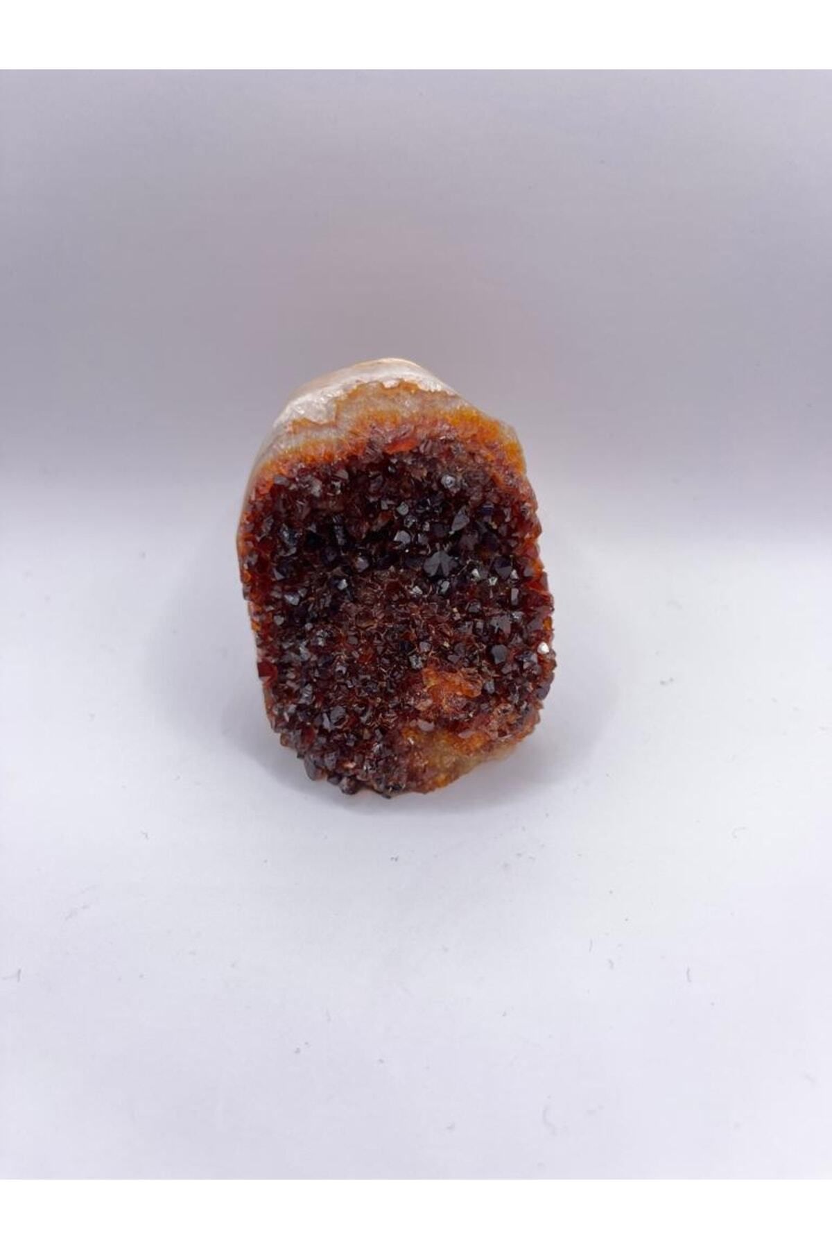 Elioure Doğal Sitrin Taşı Parçası, Dekoratif ve Şık, 150 Gr, 5x4 cm
