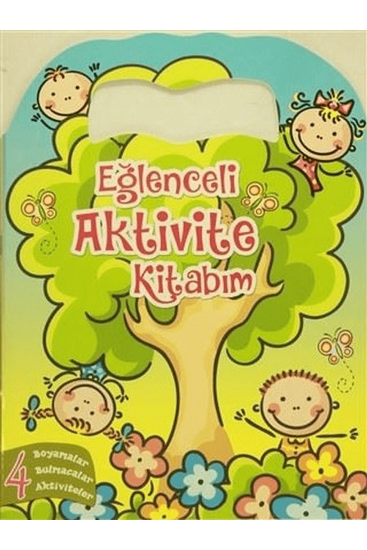 Revzen Kitap Eğlenceli Aktivite Kitabım 4 - Yeşil Kitap