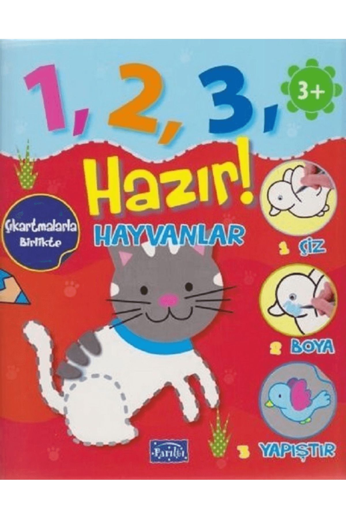 Parıltı Yayınları Hayvanlar - 1, 2, 3, Hazır!