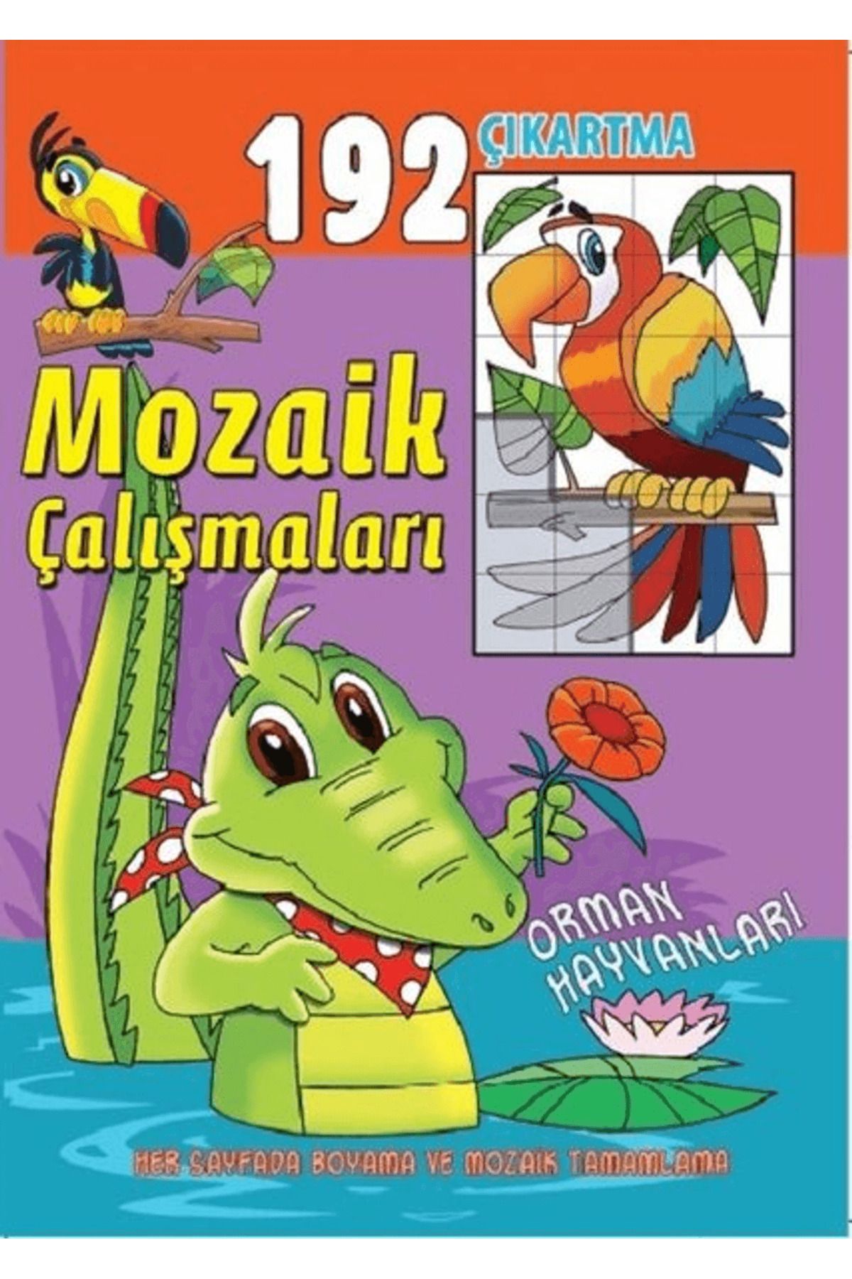 Revzen Kitap Mozaik Çalışmaları 192 Çıkartma - Orman Hayvanları