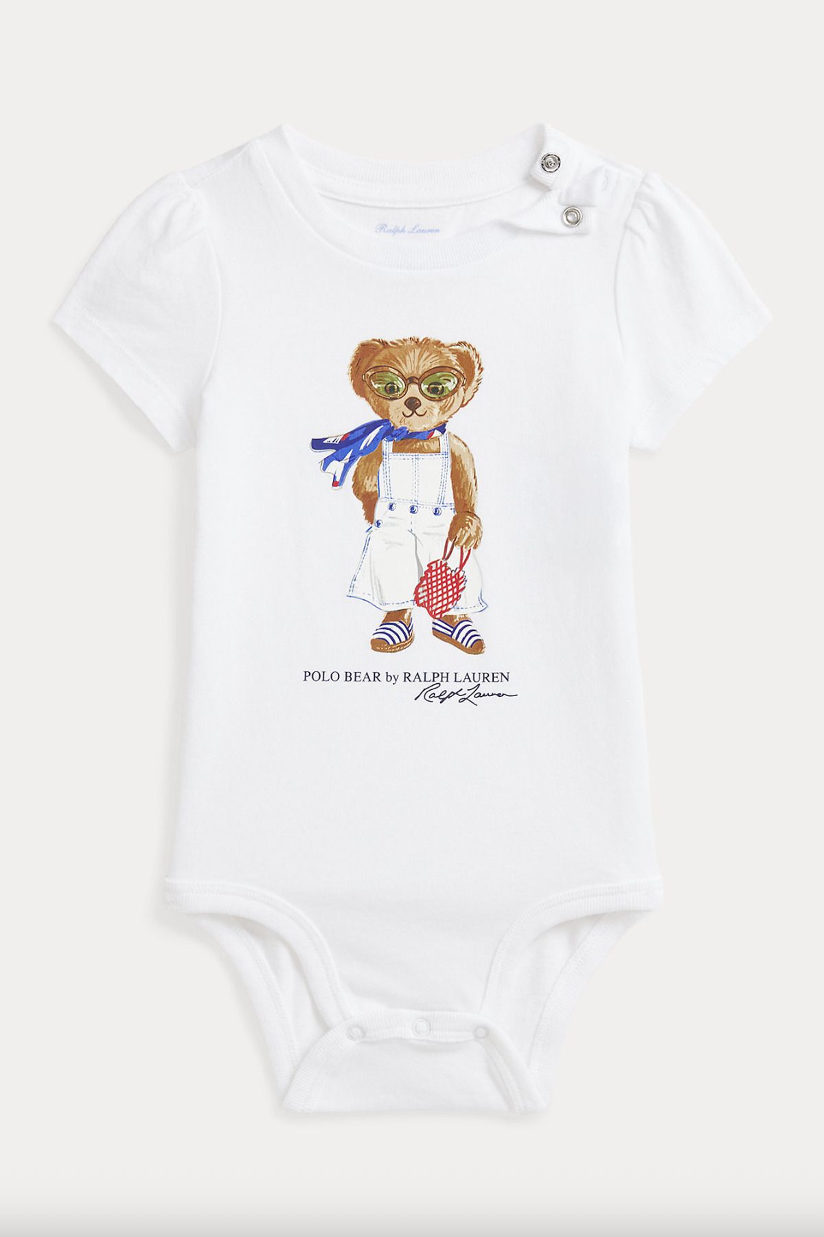 Polo Ralph Lauren Polo Bear Cotton Jersey Bodysuit