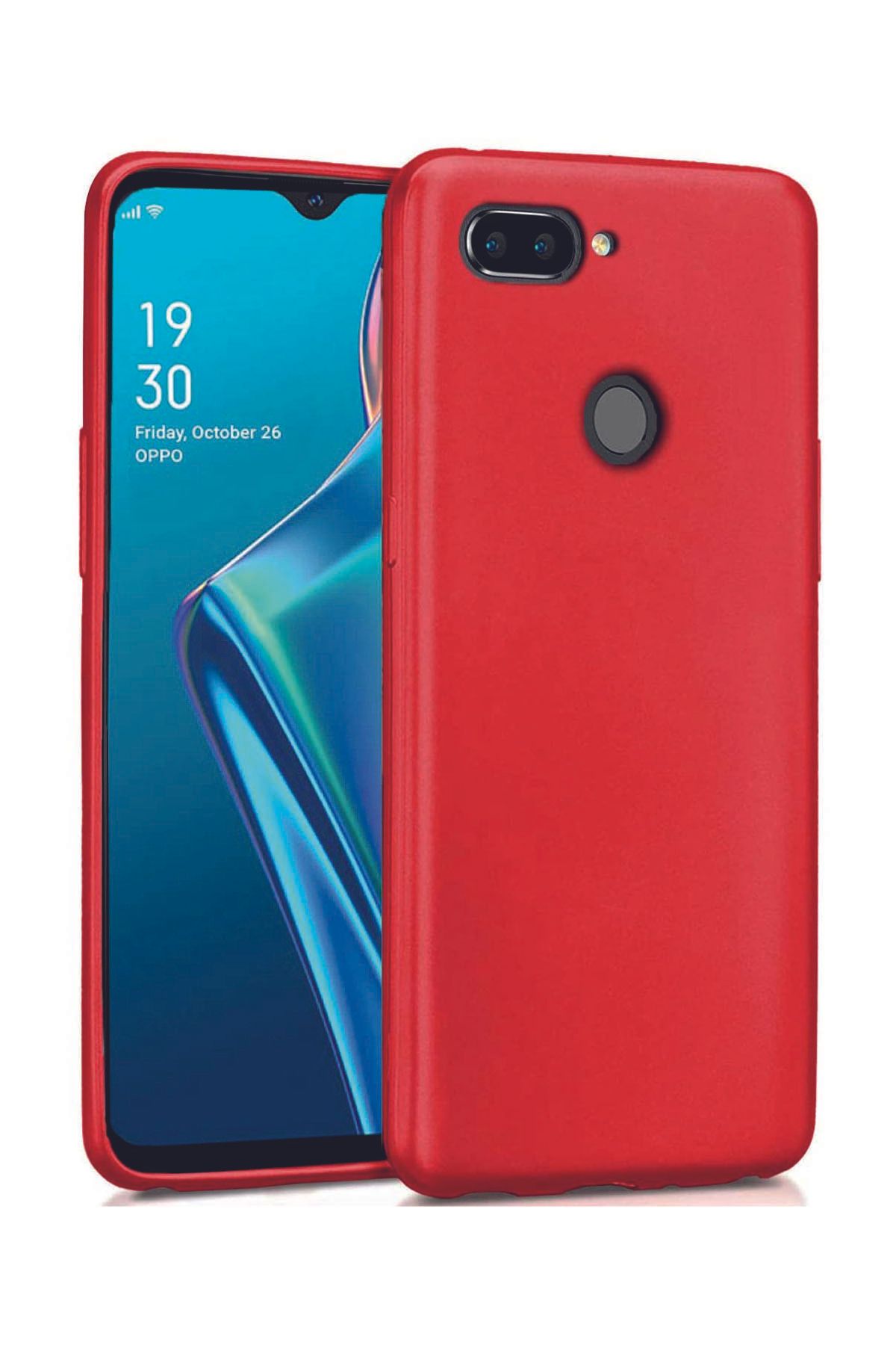 Tılsım Tekno Oppo A12 Kılıf Kamera Korumalı Silikon Rubber Arka Kapak