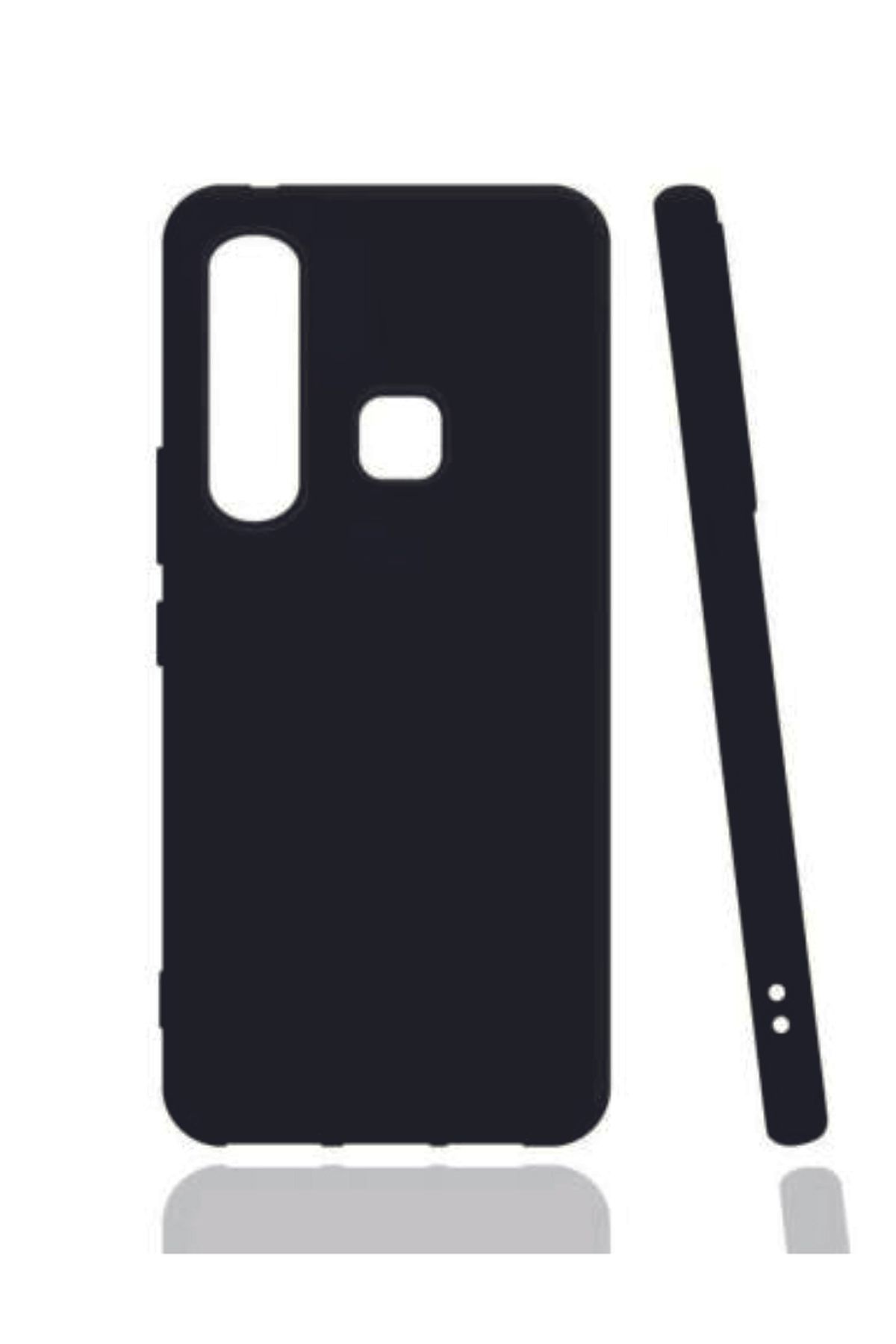 Tılsım Tekno Infinix Hot 8 Kılıf Kamera Korumalı Silikon Rubber Arka Kapak