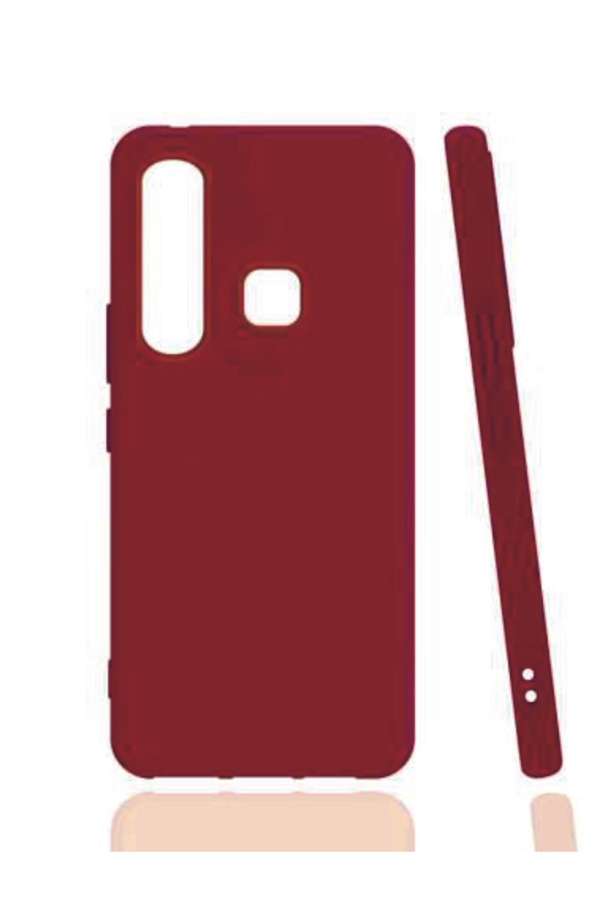 Tılsım Tekno Infinix Hot 8 Kılıf Kamera Korumalı Silikon Rubber Arka Kapak