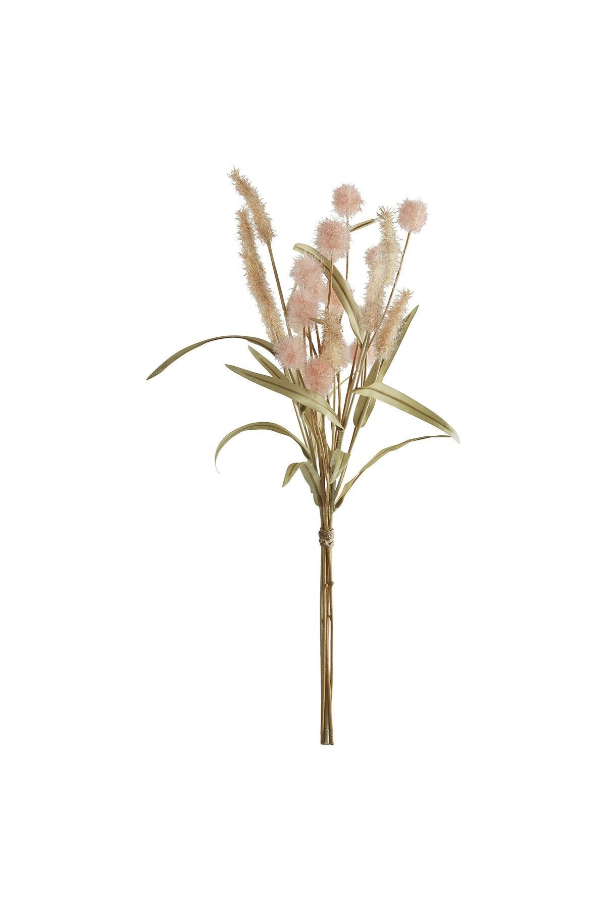 Elioure Pembe yapay çiçek buketi, 60 cm, şık ve doğal görünüm