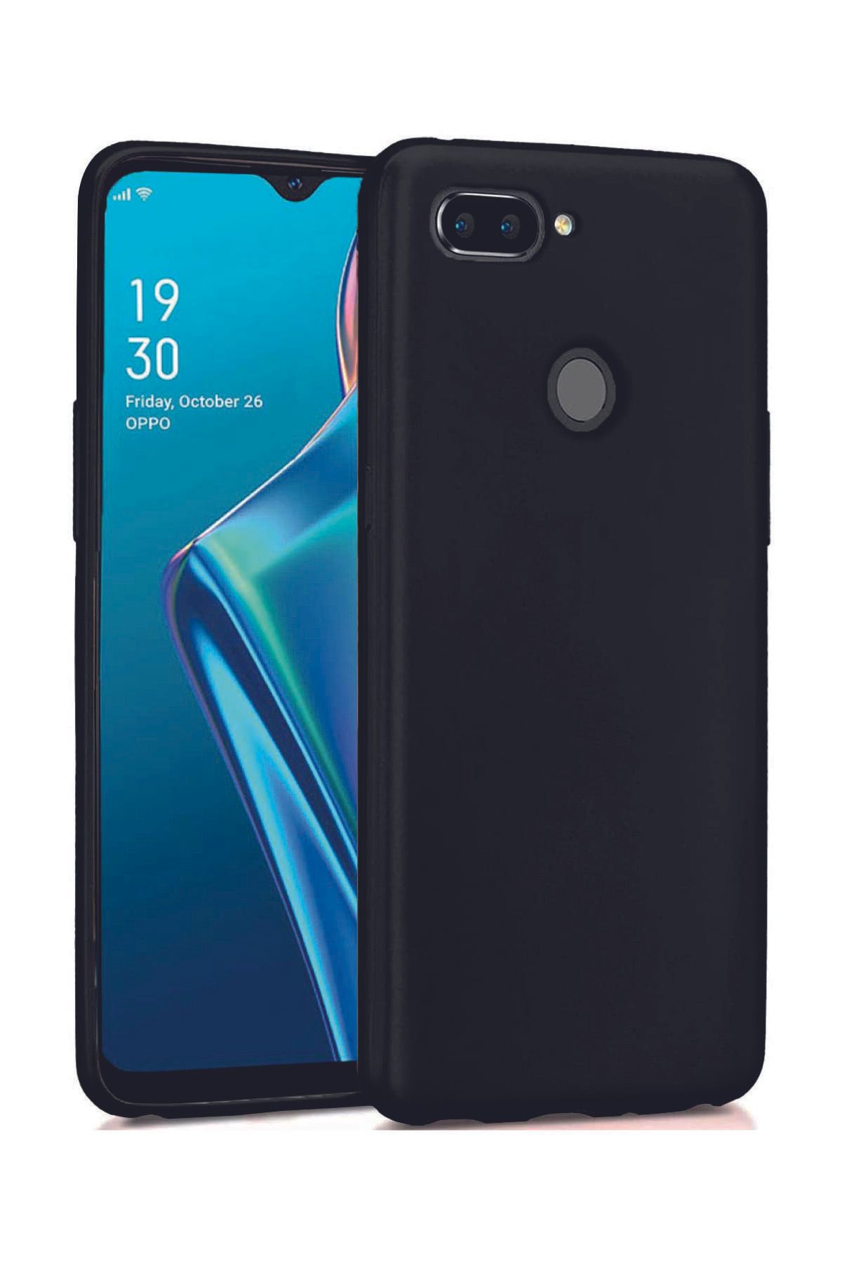 Tılsım Tekno Oppo A12 Kılıf Kamera Korumalı Silikon Rubber Arka Kapak