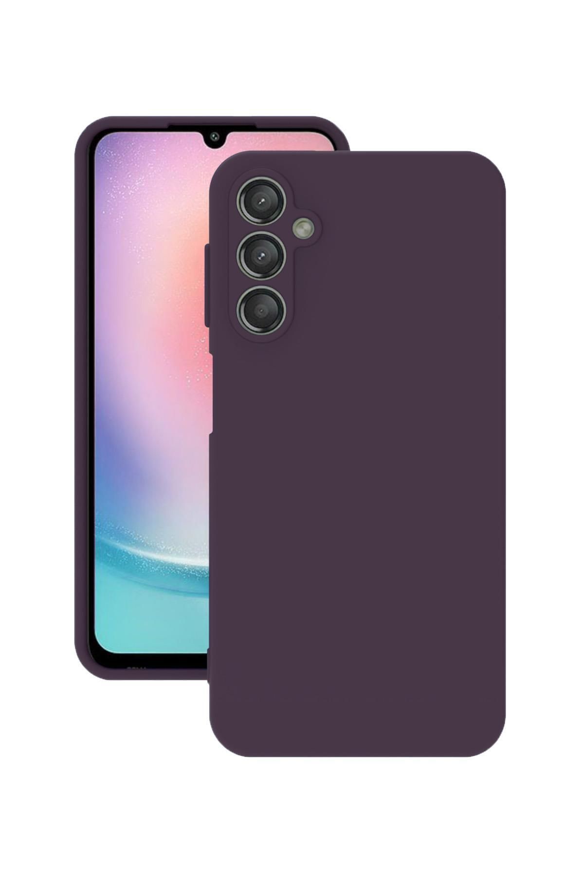 Tılsım Tekno Samsung Galaxy A24 Kılıf Kamera Korumalı Silikon Rubber Arka Kapak