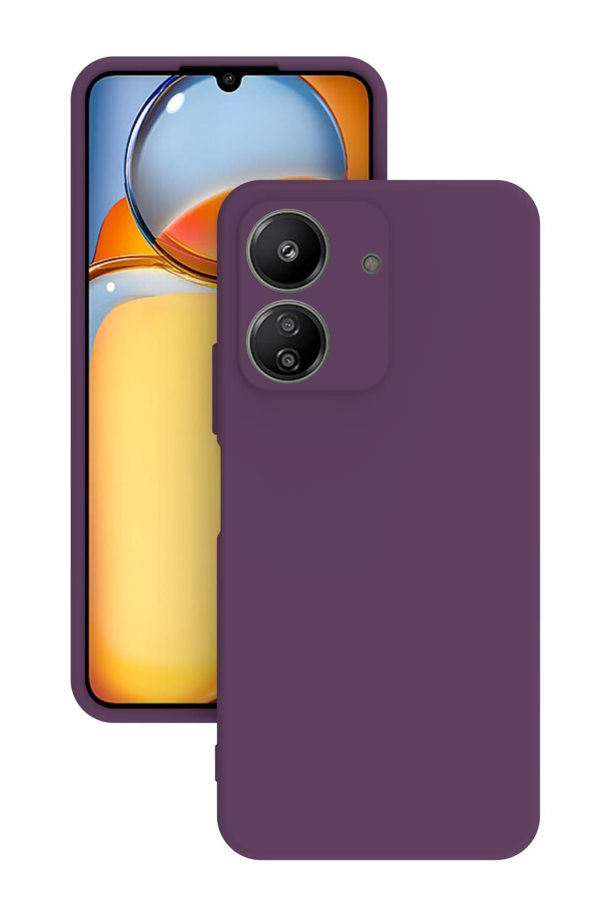 Tılsım Tekno Xiaomi Redmi 13C Kılıf Kamera Korumalı Silikon Rubber Arka Kapak