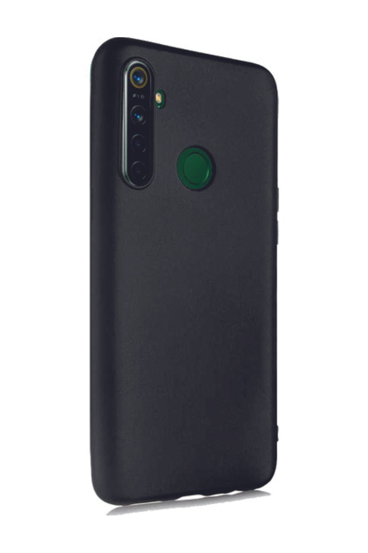Tılsım Tekno Realme 5i Kılıf Kamera Korumalı Silikon Rubber Arka Kapak