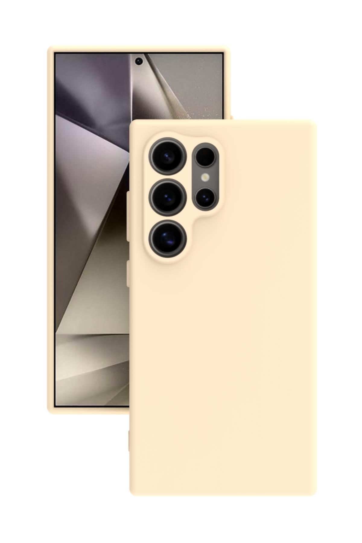 Tılsım Tekno Samsung Galaxy S24 Ultra Kılıf Kamera Korumalı Silikon Rubber Arka Kapak