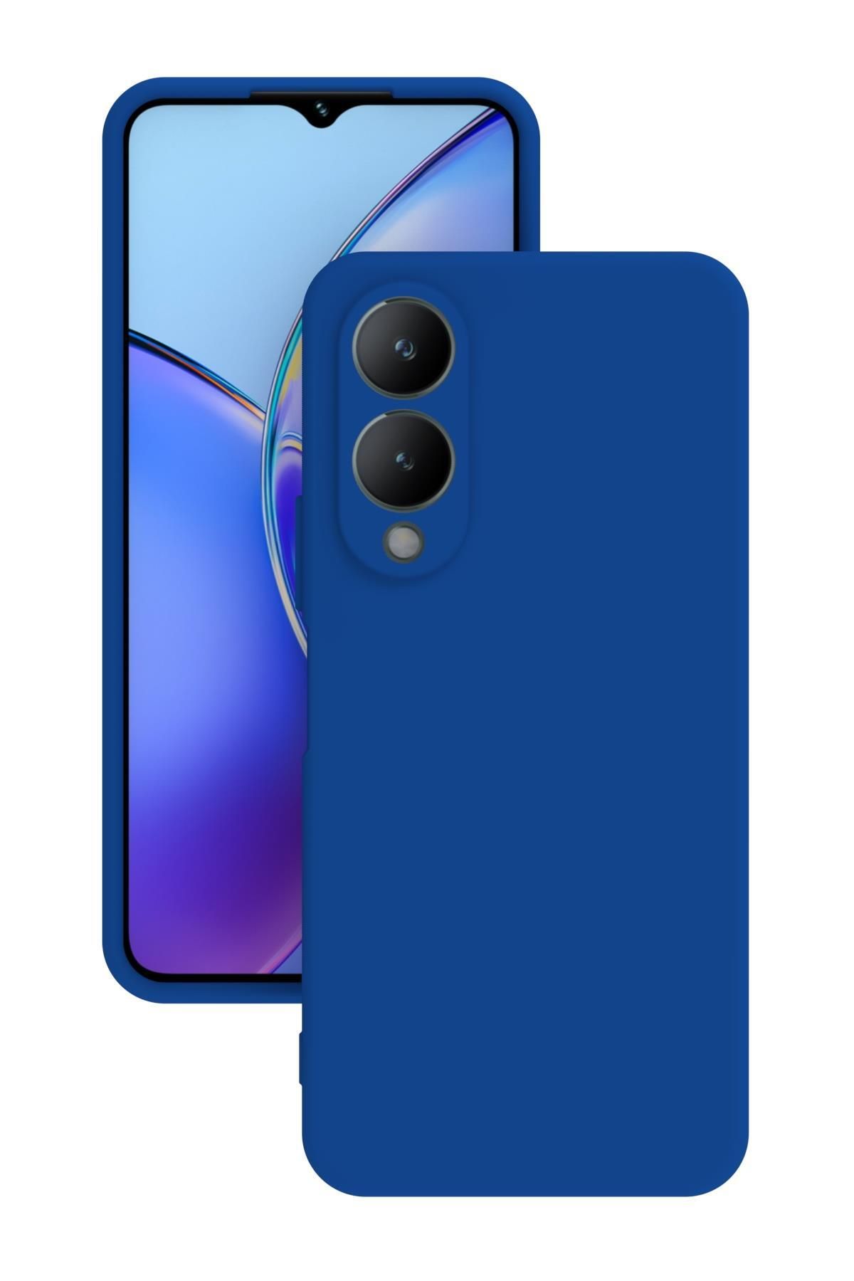 Tılsım Tekno Vivo Y17s Kılıf Kamera Korumalı Silikon Rubber Arka Kapak