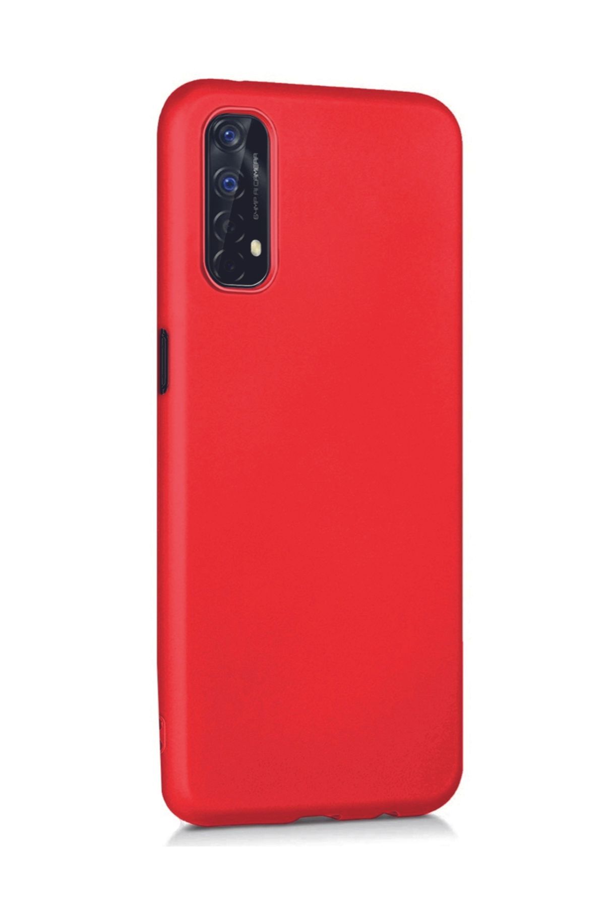 Tılsım Tekno Realme 7 Kılıf Kamera Korumalı Silikon Rubber Arka Kapak