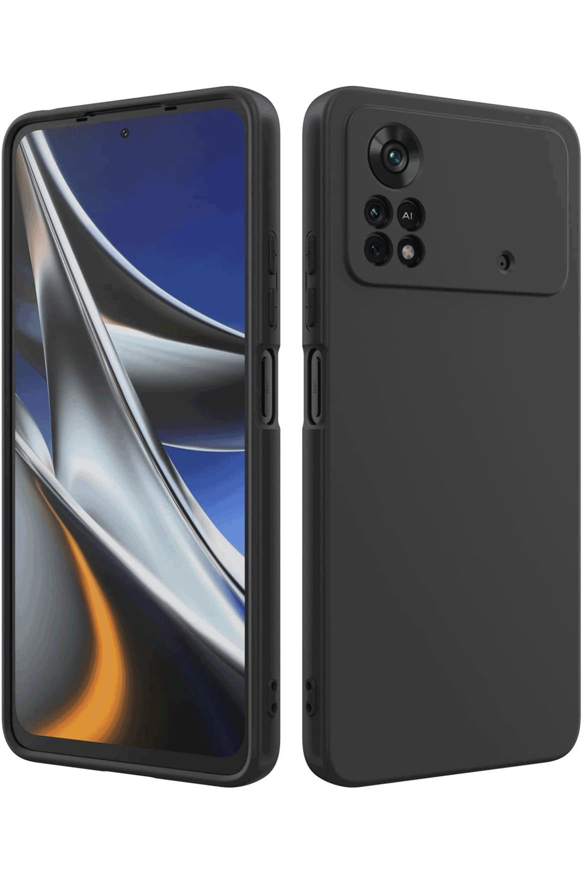 Tılsım Tekno Xiaomi Poco X4 Pro 5G Kılıf Kamera Korumalı Silikon Rubber Arka Kapak