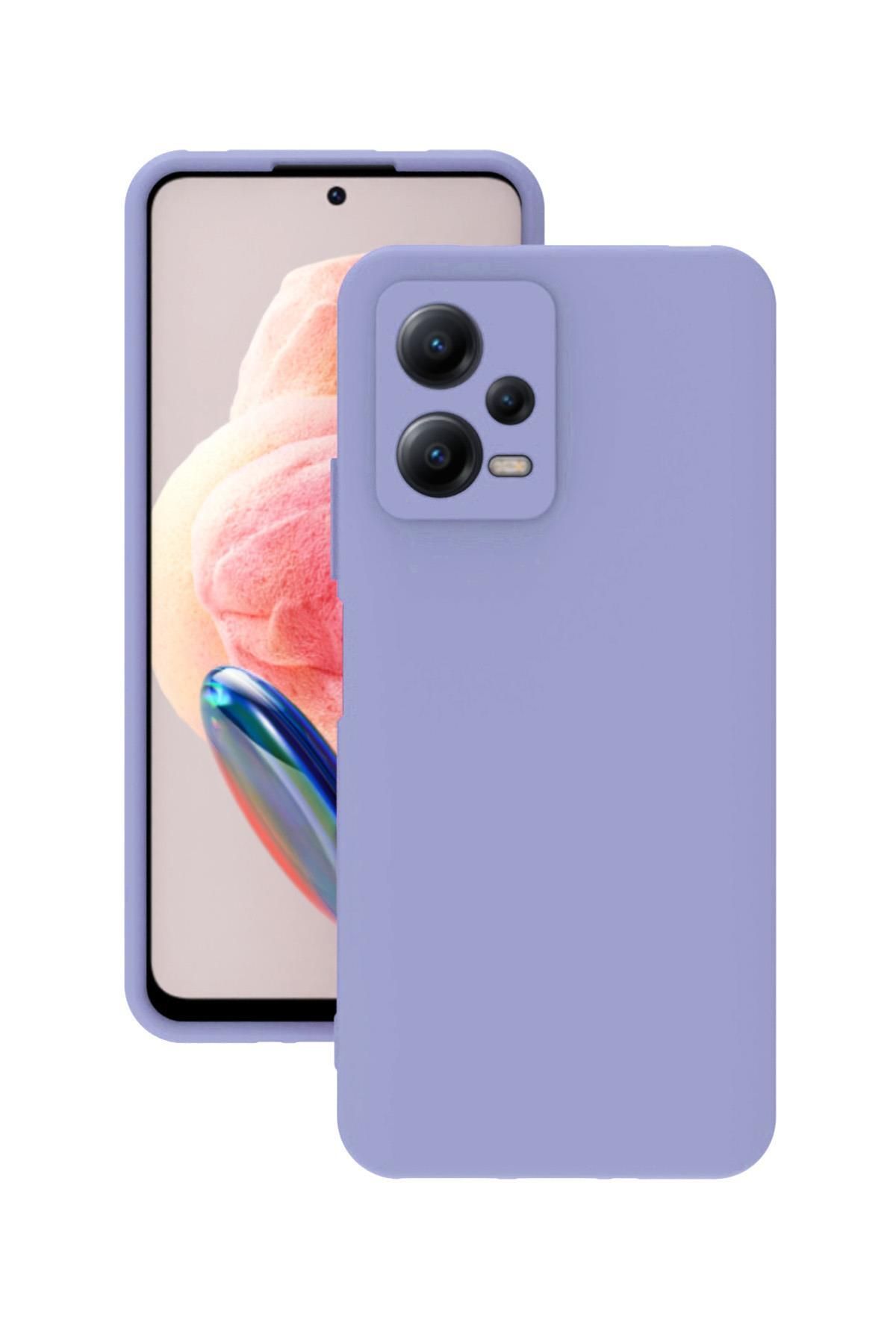 Tılsım Tekno Xiaomi Redmi Note 12 5G Kılıf Kamera Korumalı Silikon Rubber Arka Kapak