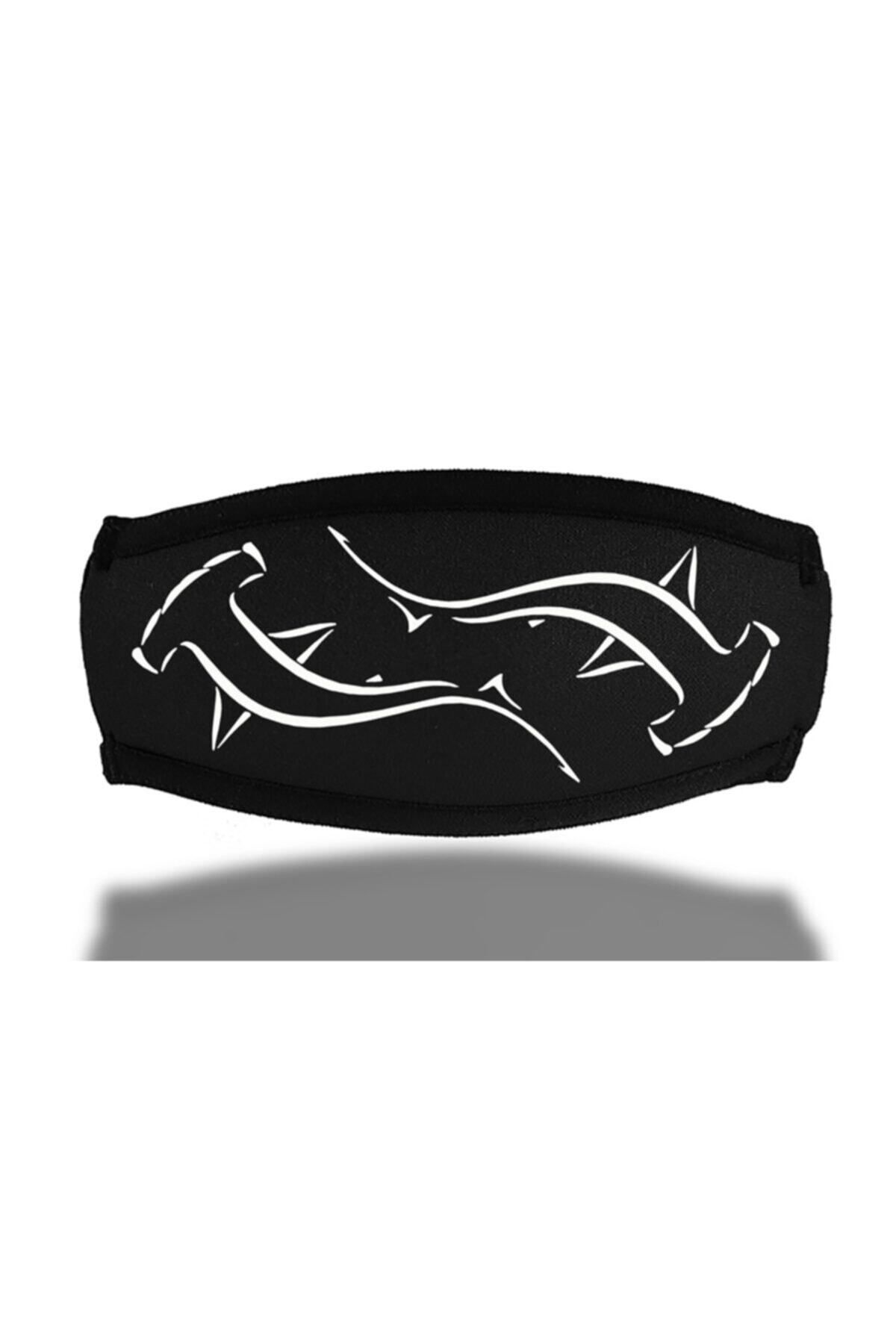 teknotrust Beyaz Maske Bandı, Konforlu ve Şık Tasarım, Su Sporları ve Günlük Kullanım için