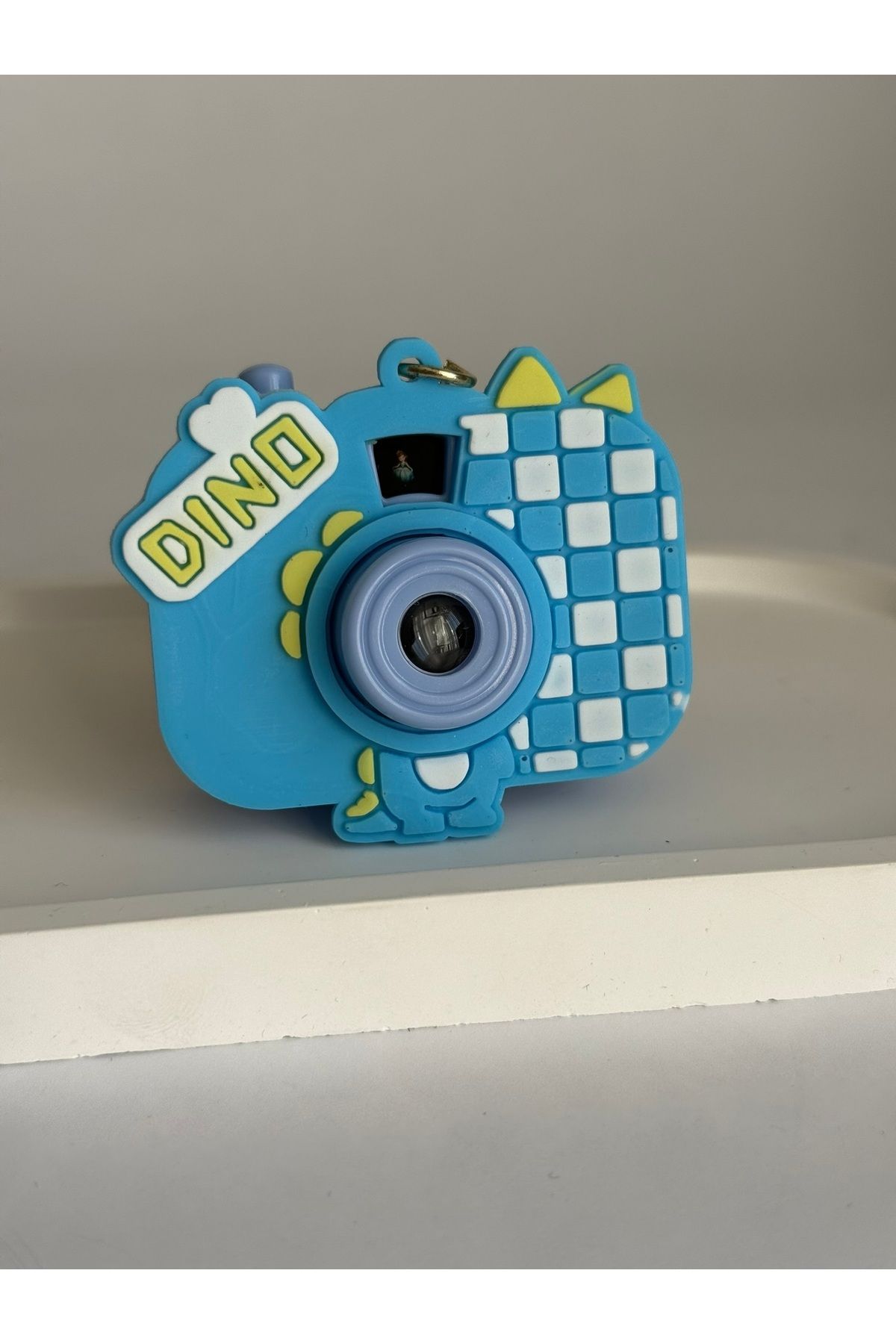 PileaD DİNO KARAKTERLİ DUVARA YANSITMALI FOTOĞRAF MAKİNESİ ANAHTARLIK ÇANTA SÜSÜ OYUNCAK