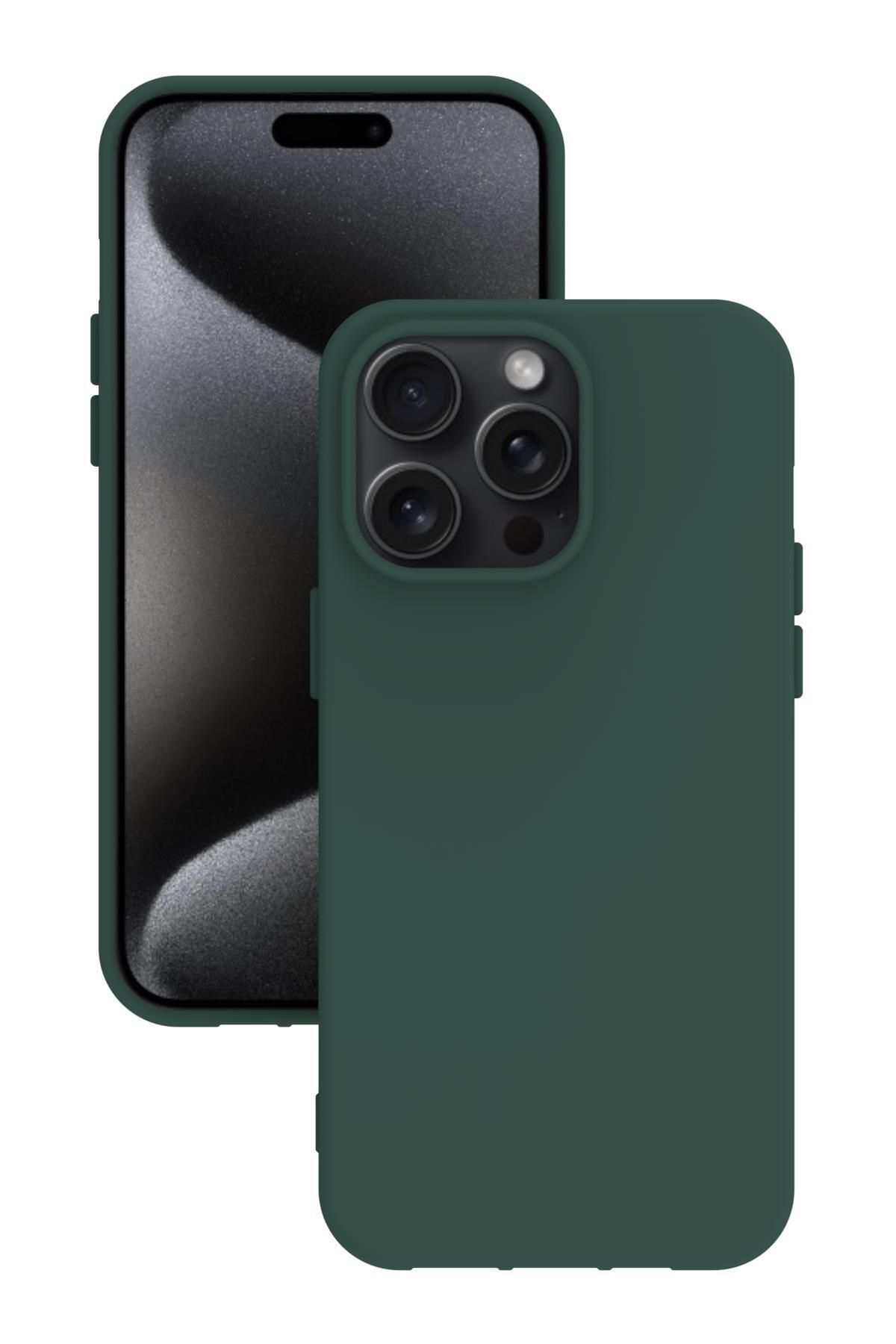 Tılsım Tekno iPhone 15 Pro Max Kılıf Kamera Korumalı Silikon Rubber Arka Kapak