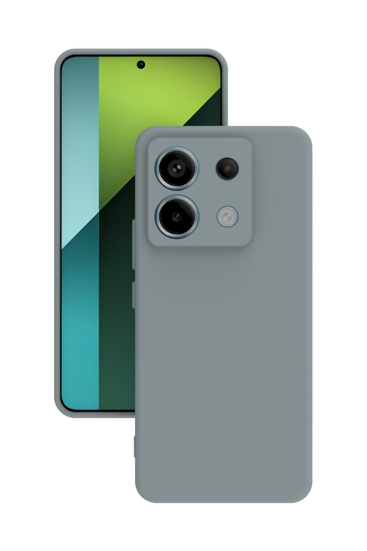 Tılsım Tekno Xiaomi Redmi Note 13 Pro 5G Kılıf Kamera Korumalı Silikon Rubber Arka Kapak