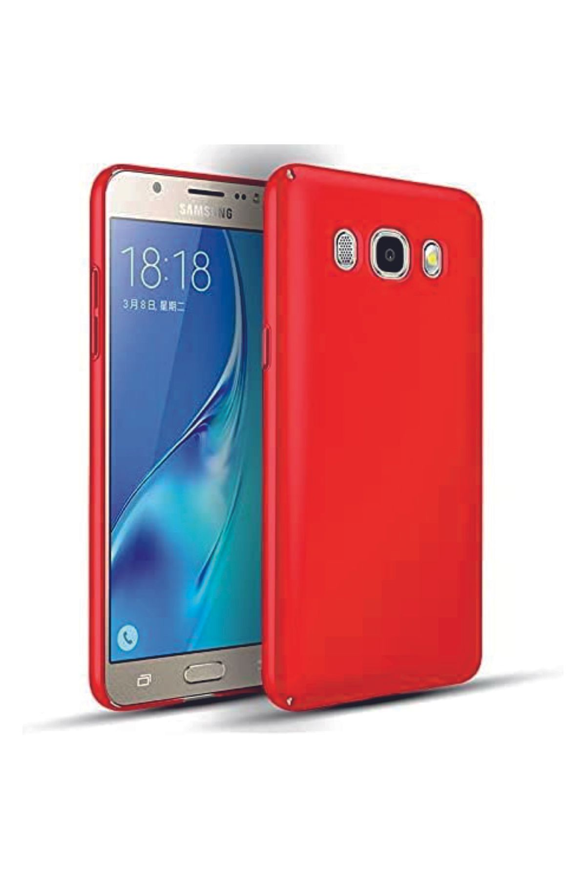 Tılsım Tekno Samsung Galaxy J7 2016 Kılıf Kamera Korumalı Silikon Rubber Arka Kapak