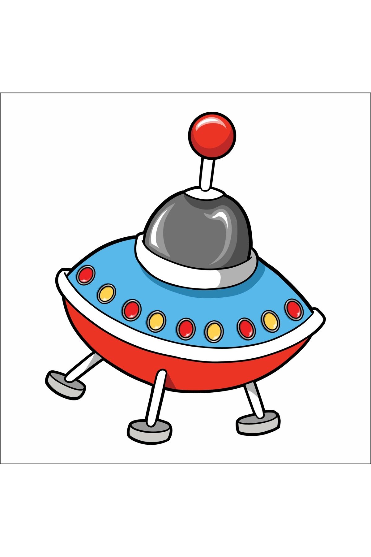 Reysa Tasarım Ufo Sticker