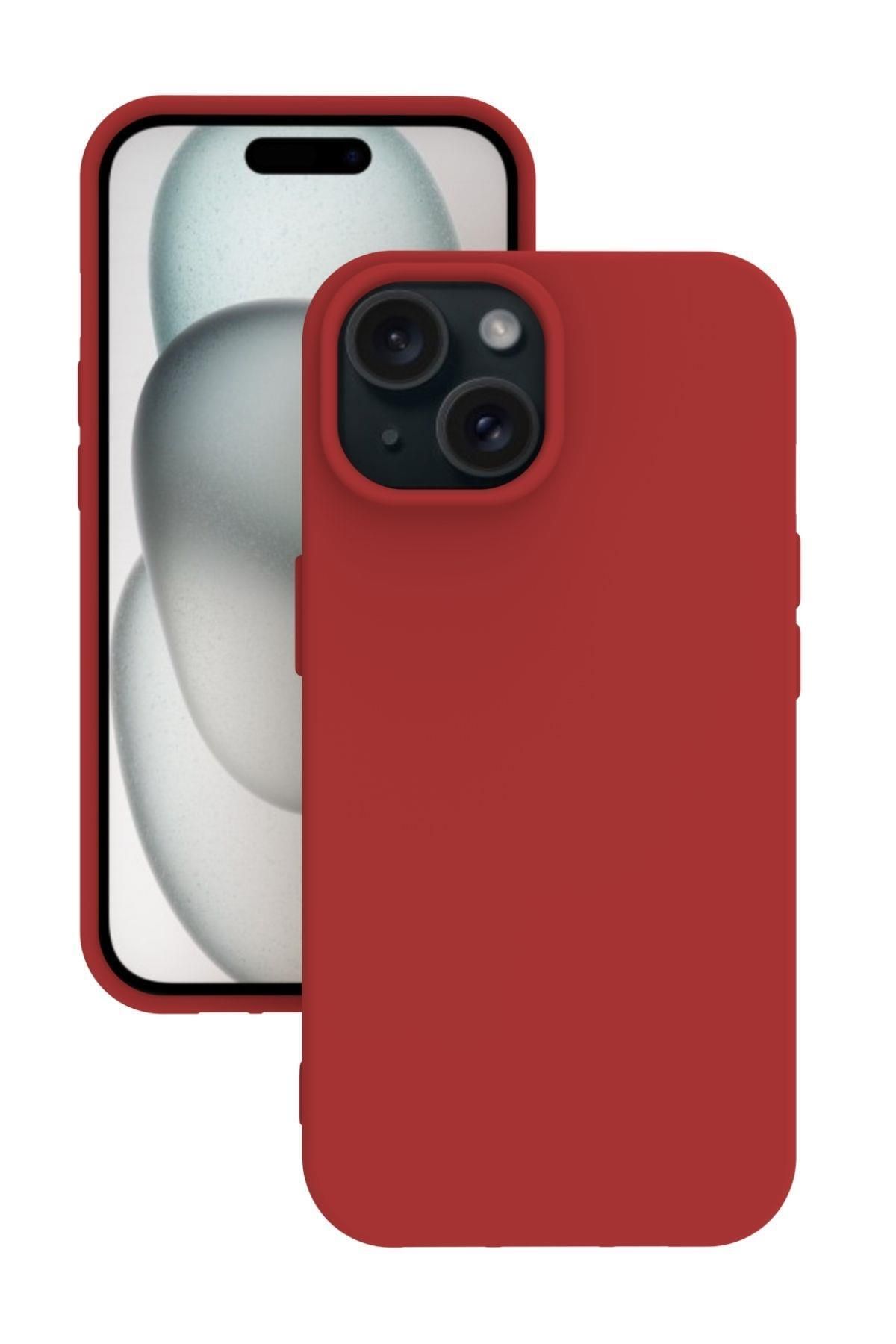 Tılsım Tekno iPhone 15 Kılıf Kamera Korumalı Silikon Rubber Arka Kapak